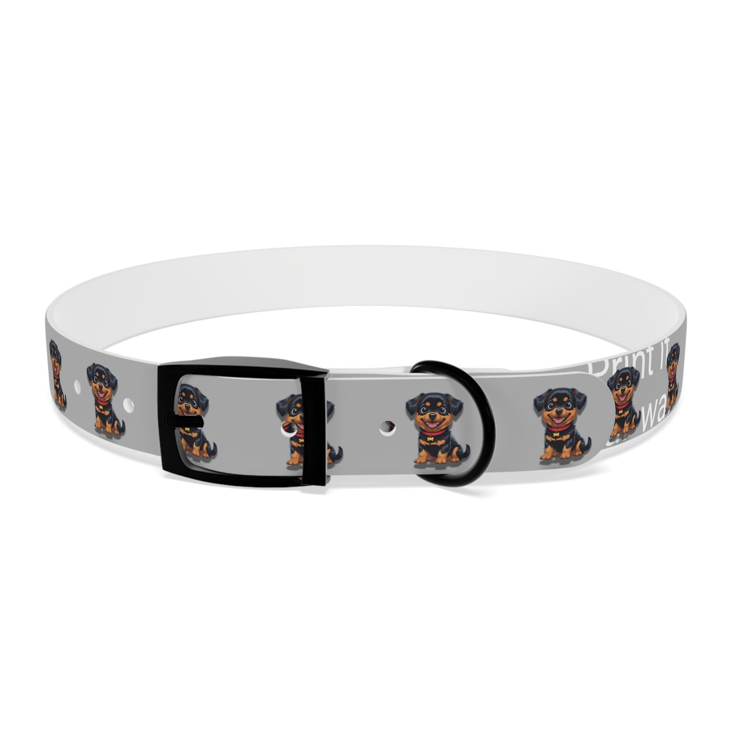 Rottweiler Pattern Dog Collar, Cute Pet Accessory, Dog Lover's Gift, Halloween Pet Costume, Stylish Dog Gear