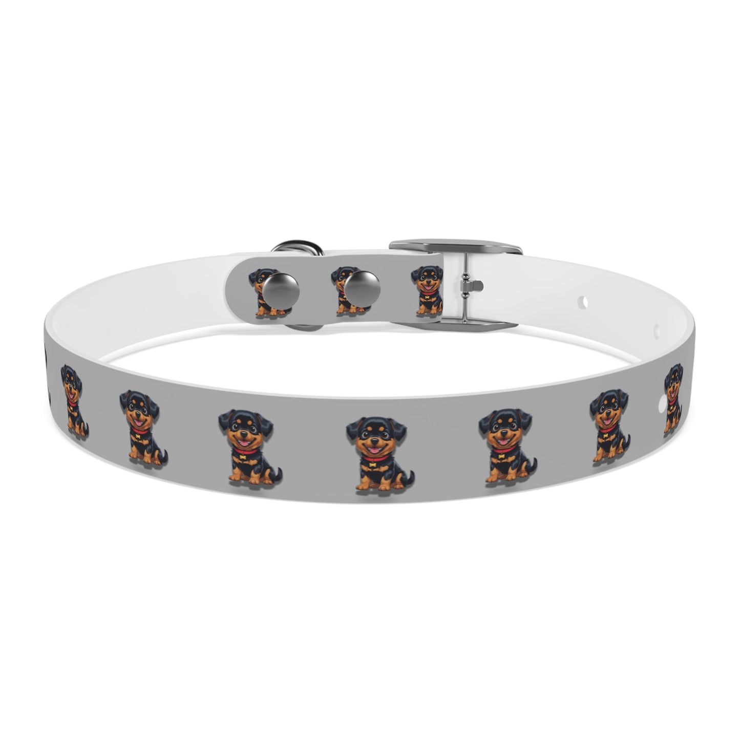 Rottweiler Pattern Dog Collar, Cute Pet Accessory, Dog Lover's Gift, Halloween Pet Costume, Stylish Dog Gear