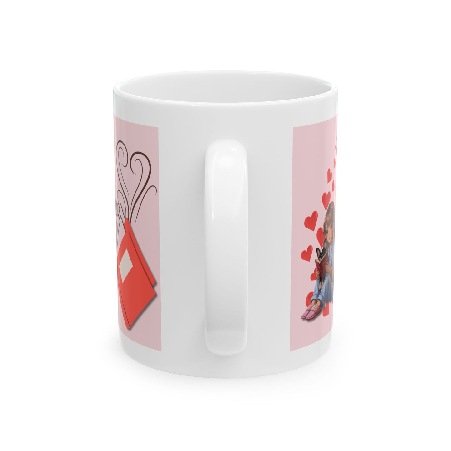 Book Lover's Ceramic Mug - Perfect Gift for Readers, Ideal for Birthdays, Book Clubs, Cozy Nights, and Literary Celebrations