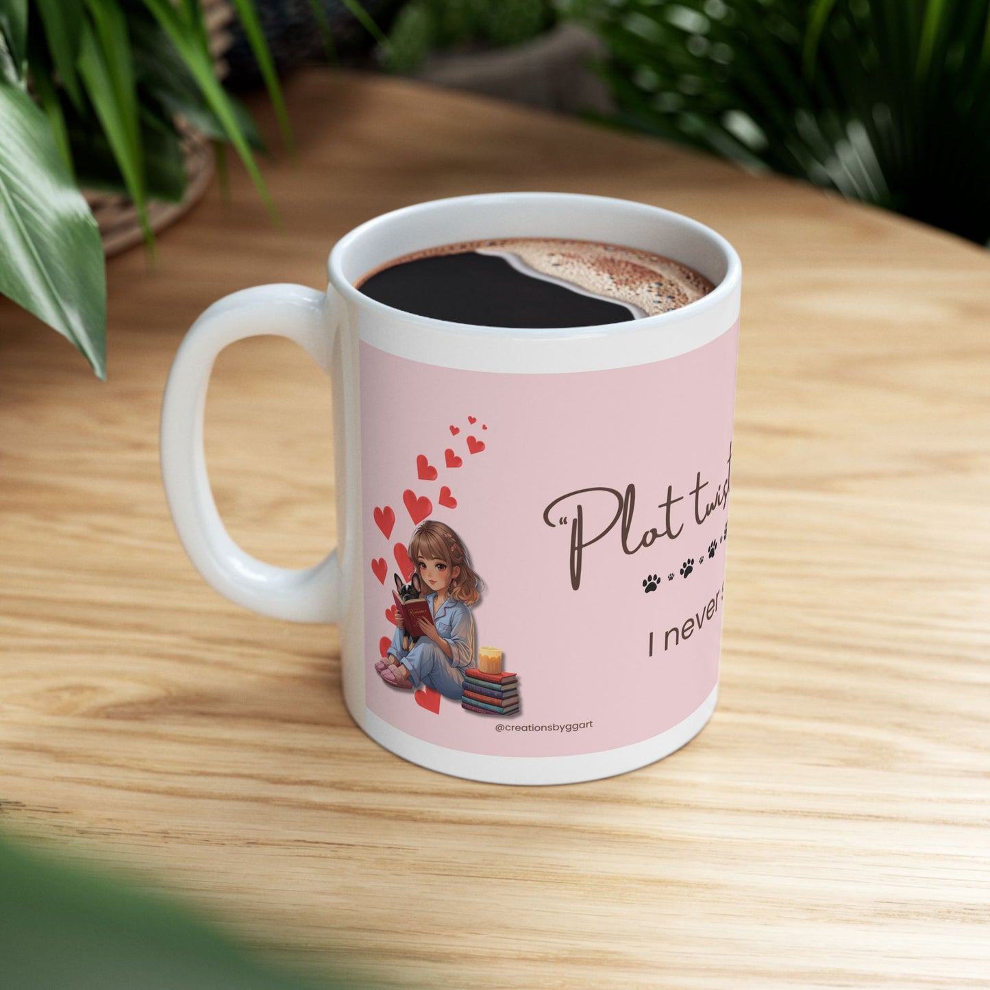 Book Lover's Ceramic Mug - Perfect Gift for Readers, Ideal for Birthdays, Book Clubs, Cozy Nights, and Literary Celebrations