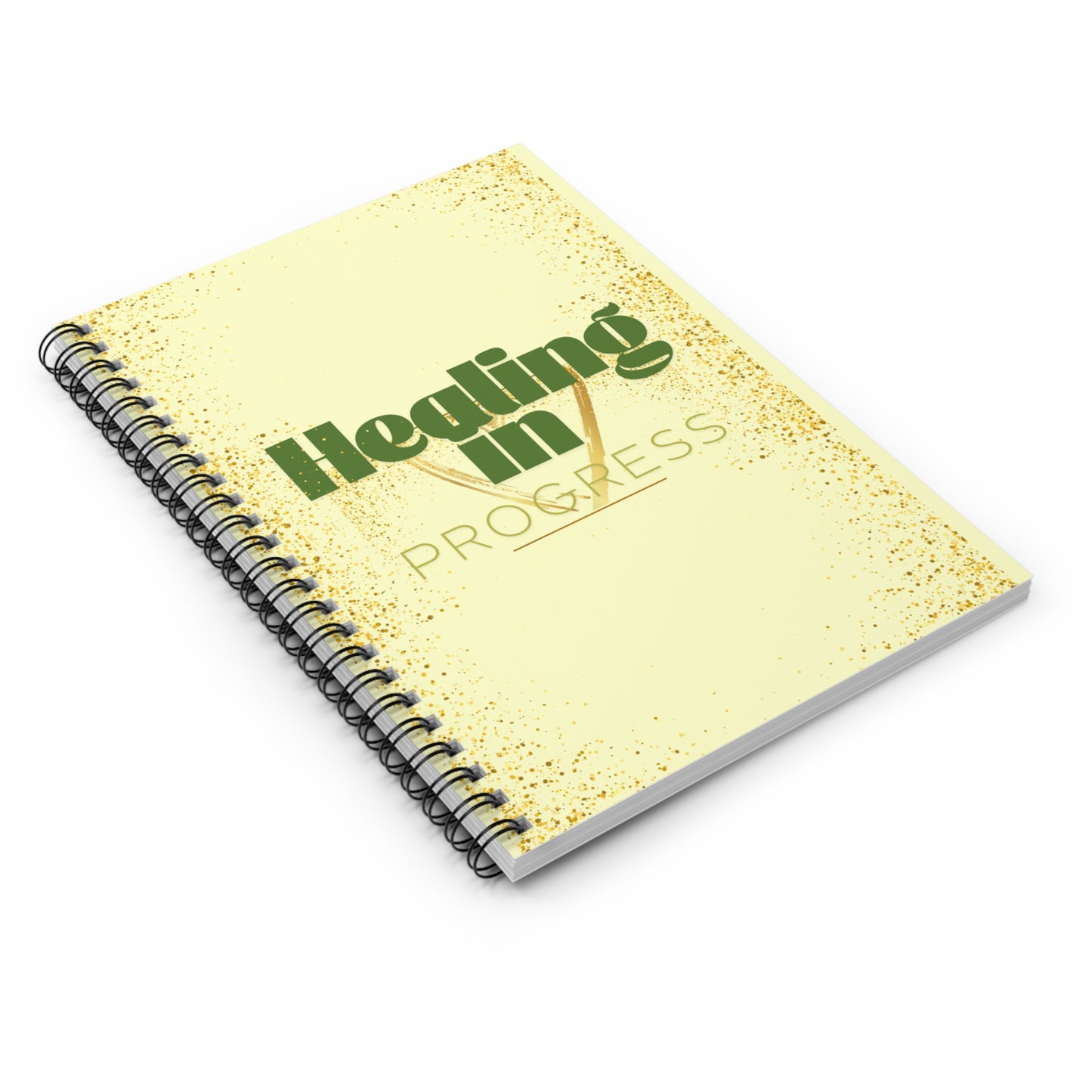 “Healing in Progress” Spiral Notebook – Inspirational Journal for Self-Care, Mindfulness & Creative Writing