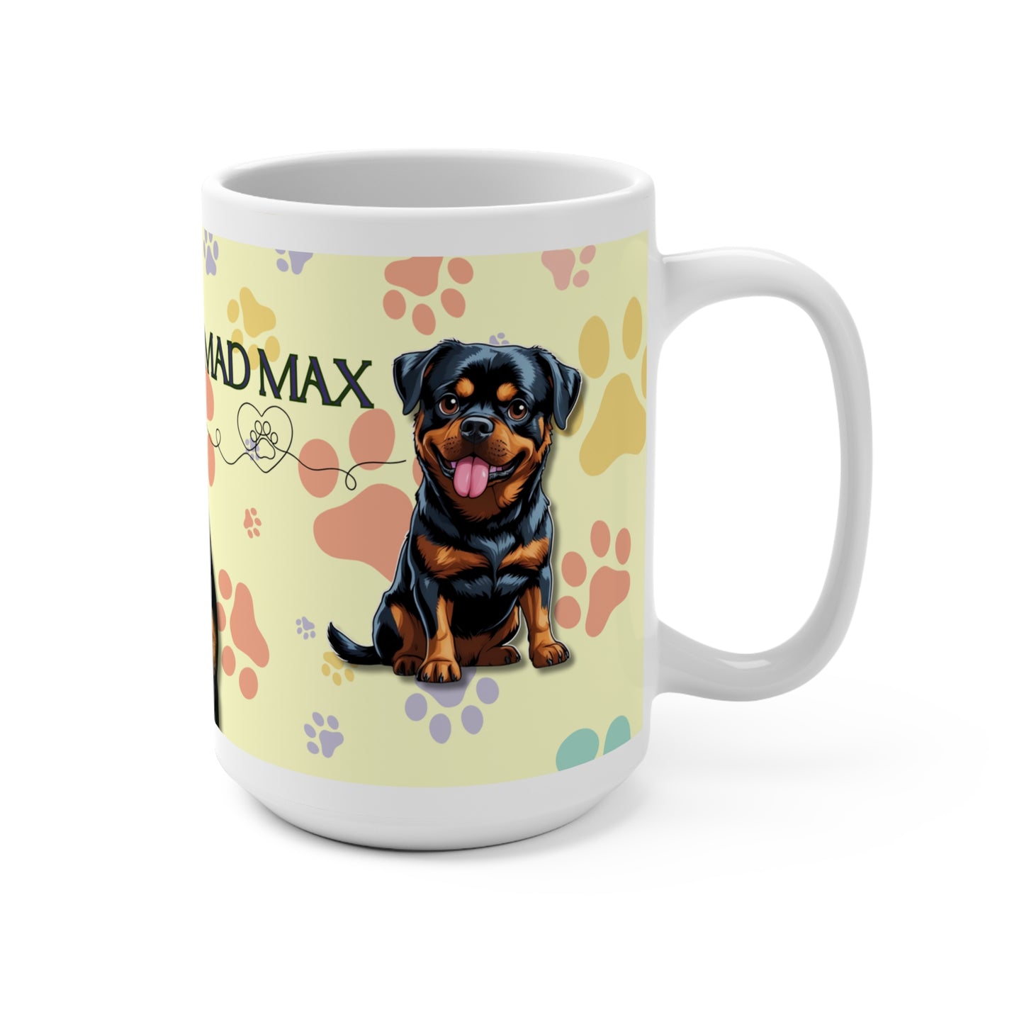 Customizable Dog Mug – Personalized Pet Lover Gift, 11oz Ceramic Coffee Cup