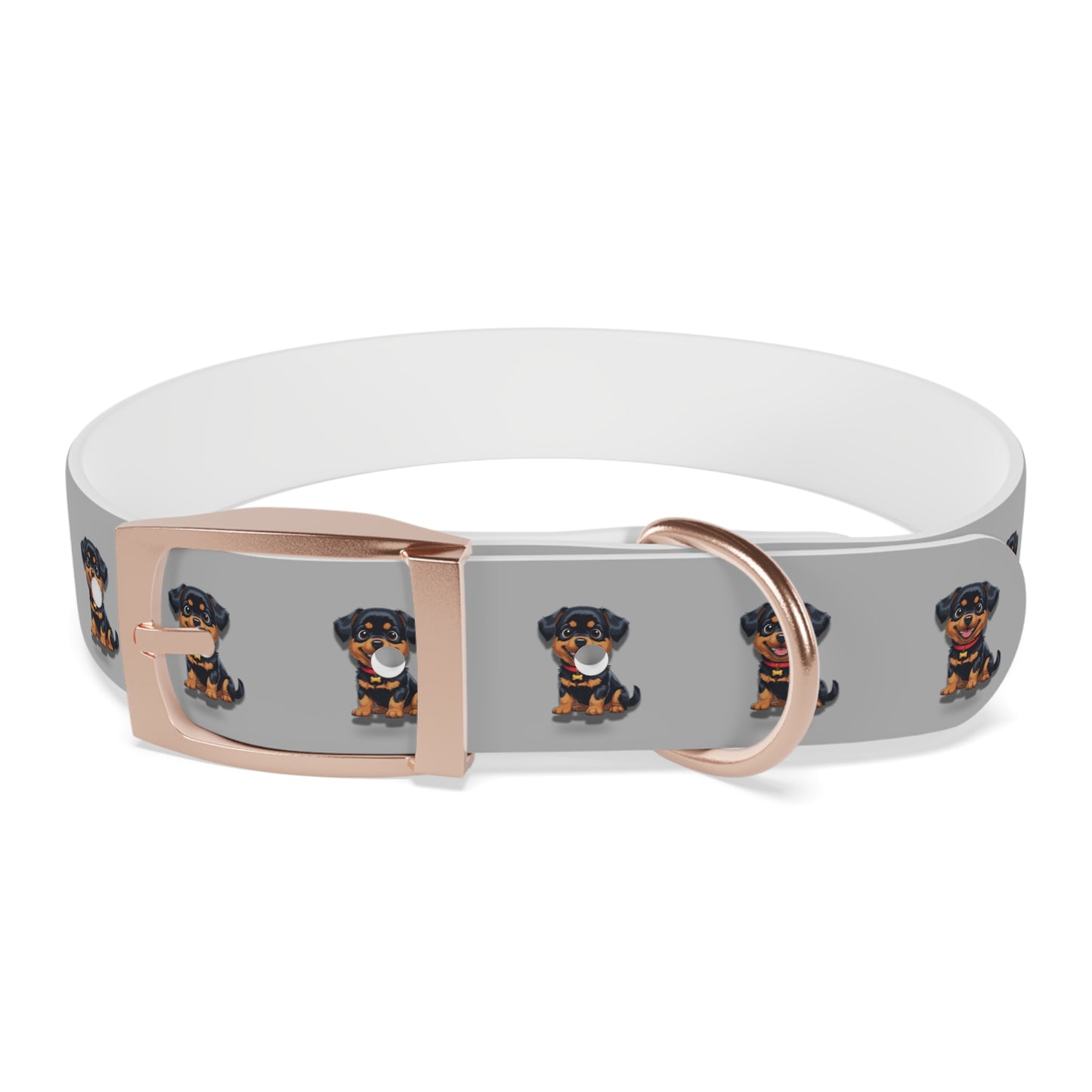Rottweiler Pattern Dog Collar, Cute Pet Accessory, Dog Lover's Gift, Halloween Pet Costume, Stylish Dog Gear