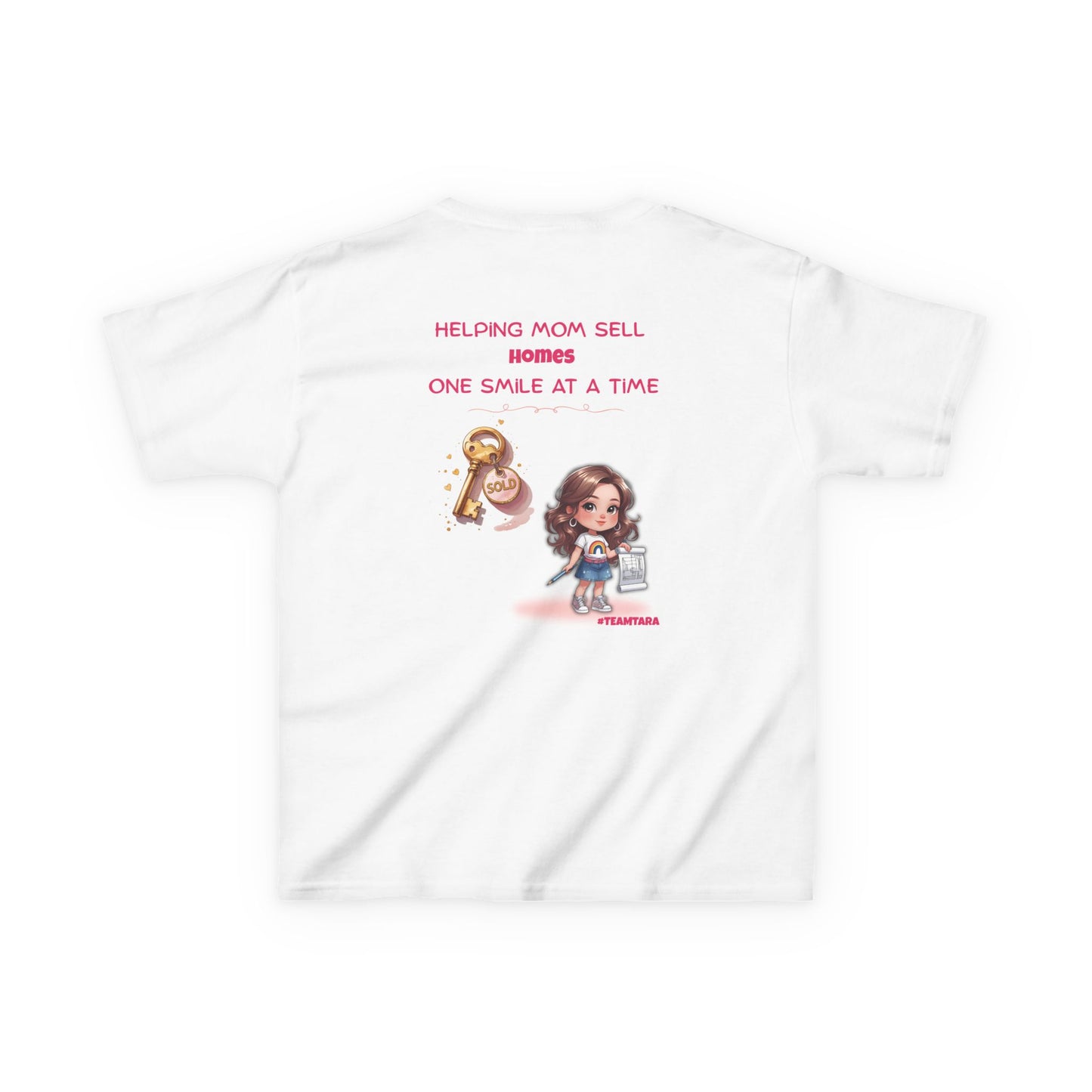 Kids' Realtor Helper Tee, Funny Kids T-Shirt, Gift for Young Realtors, Mom's Open House Helper, Real Estate Kids Shirt