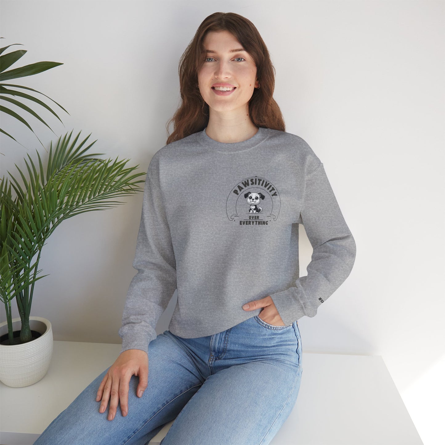 Pawsitivity Over Everything – Unisex Dog Parent Sweatshirt/Tee