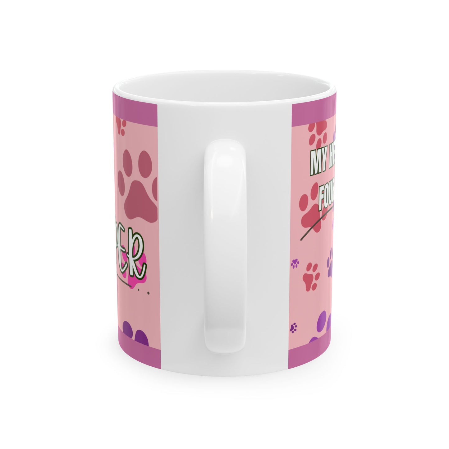 Dog Lover Ceramic Mug, Cute Puppy Gift, Pet Owner Coffee Cup, 11oz 15oz Dog Mom Saying, Dog Themed Mug for Birthday