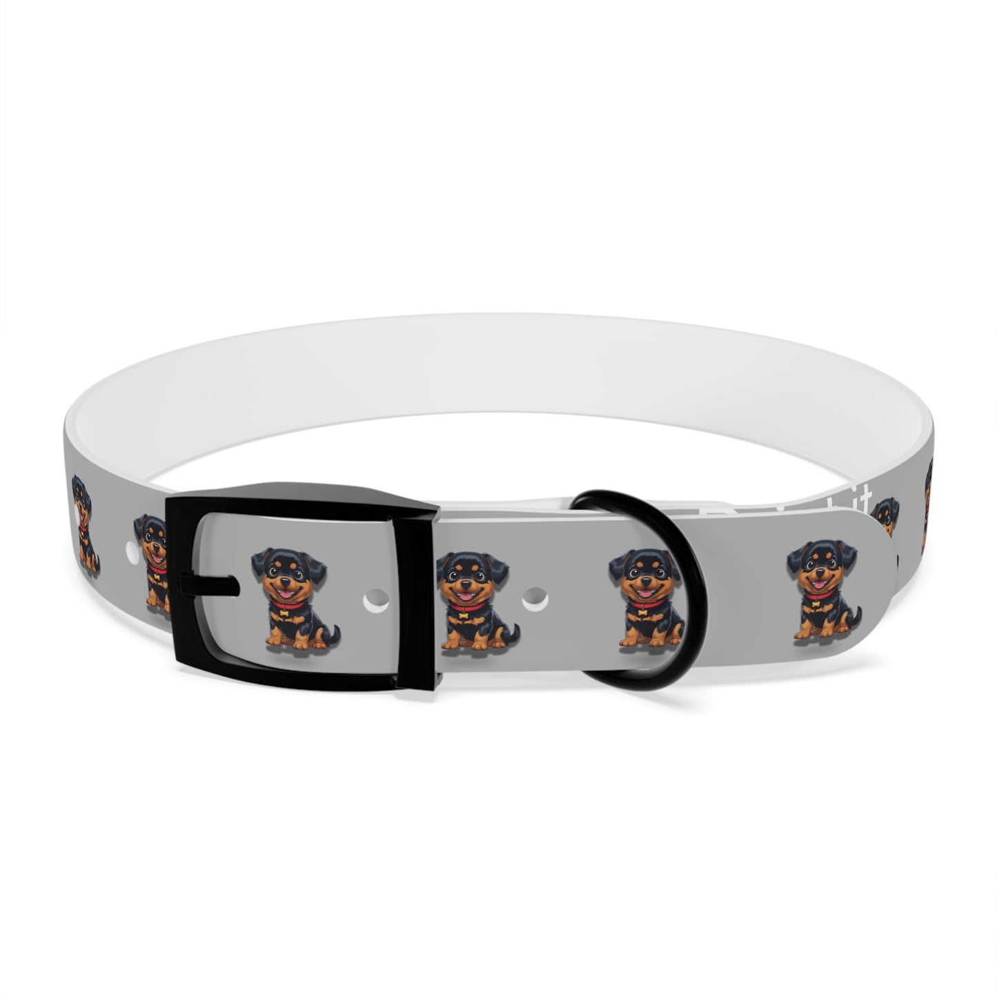 Rottweiler Pattern Dog Collar, Cute Pet Accessory, Dog Lover's Gift, Halloween Pet Costume, Stylish Dog Gear