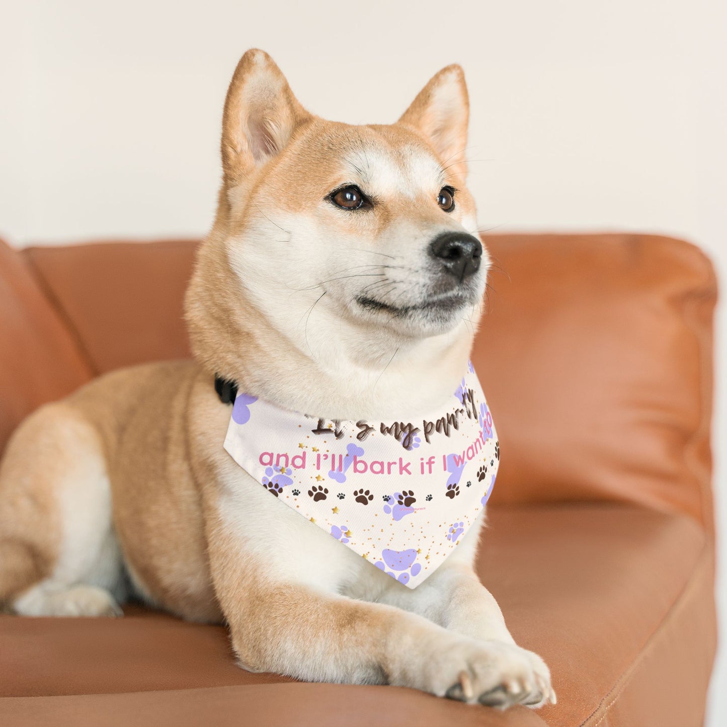 It’s My Paw-ty and I’ll Bark If I Want To – Pet Bandana