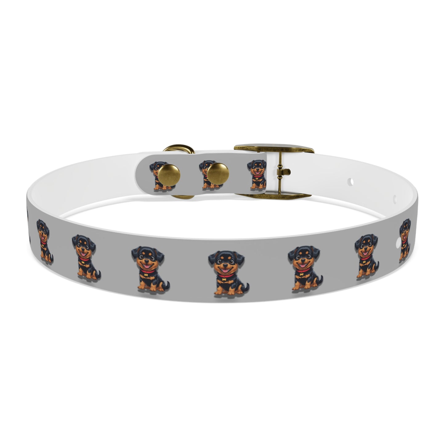 Rottweiler Pattern Dog Collar, Cute Pet Accessory, Dog Lover's Gift, Halloween Pet Costume, Stylish Dog Gear