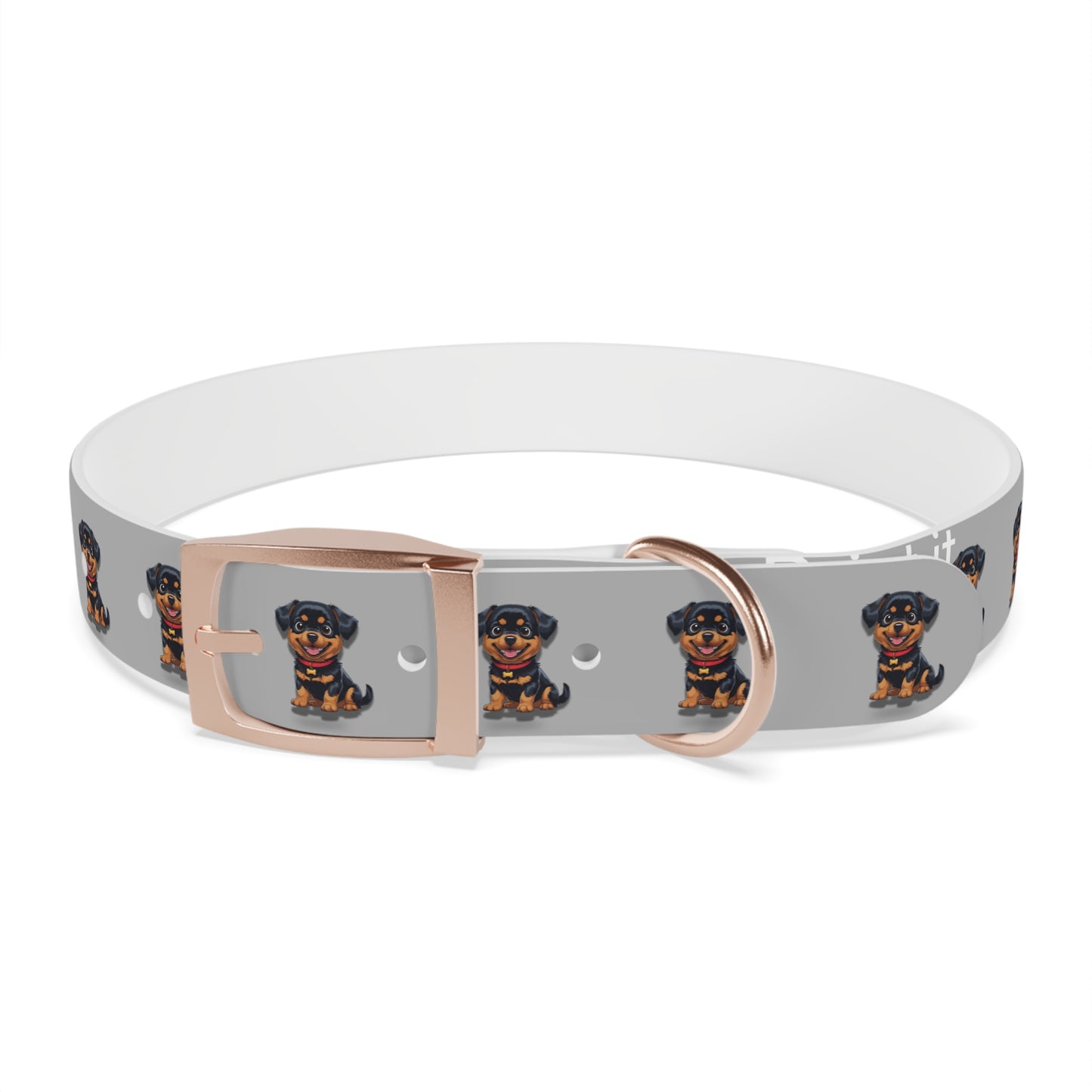 Rottweiler Pattern Dog Collar, Cute Pet Accessory, Dog Lover's Gift, Halloween Pet Costume, Stylish Dog Gear
