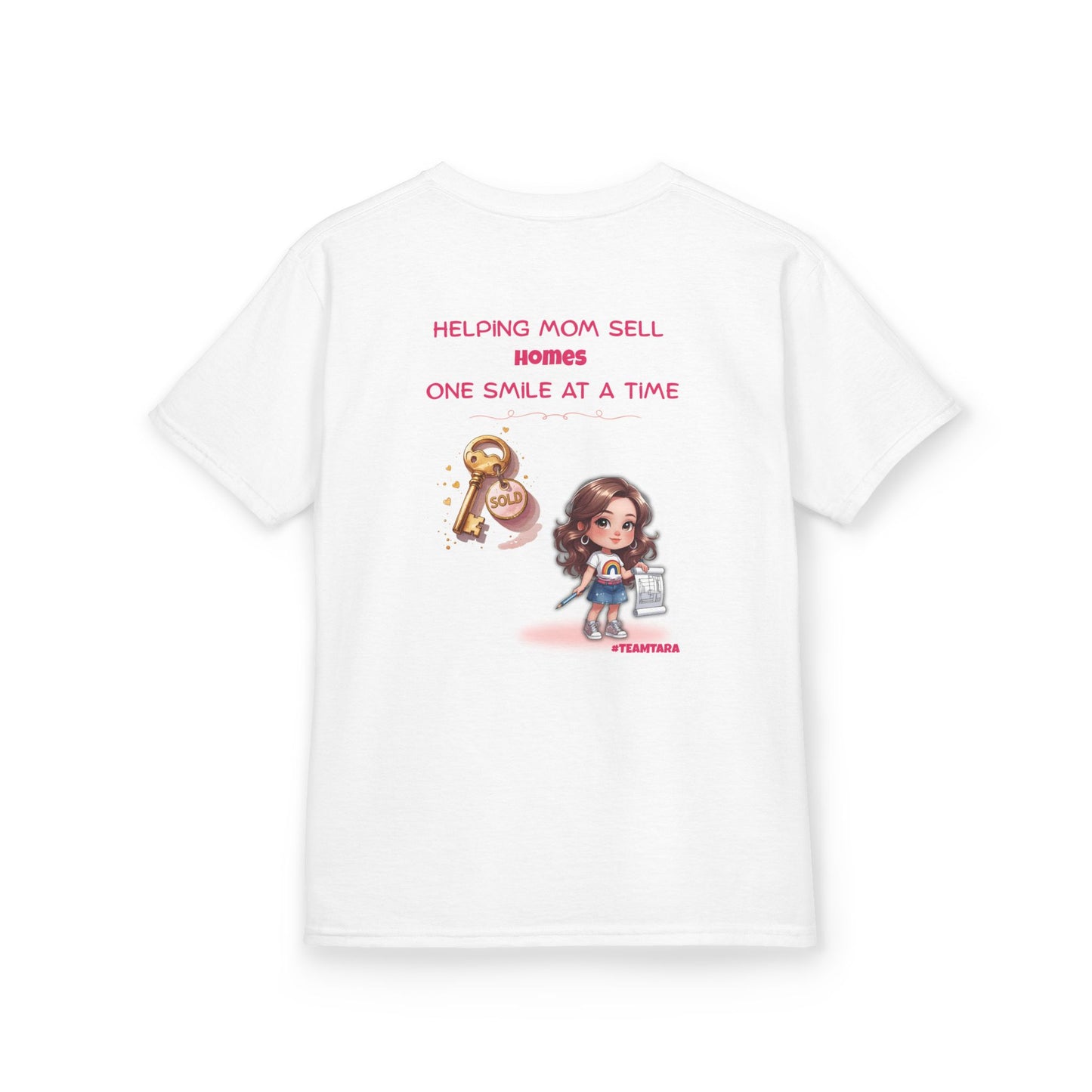 Kids' Realtor Helper Tee, Funny Kids T-Shirt, Gift for Young Realtors, Mom's Open House Helper, Real Estate Kids Shirt