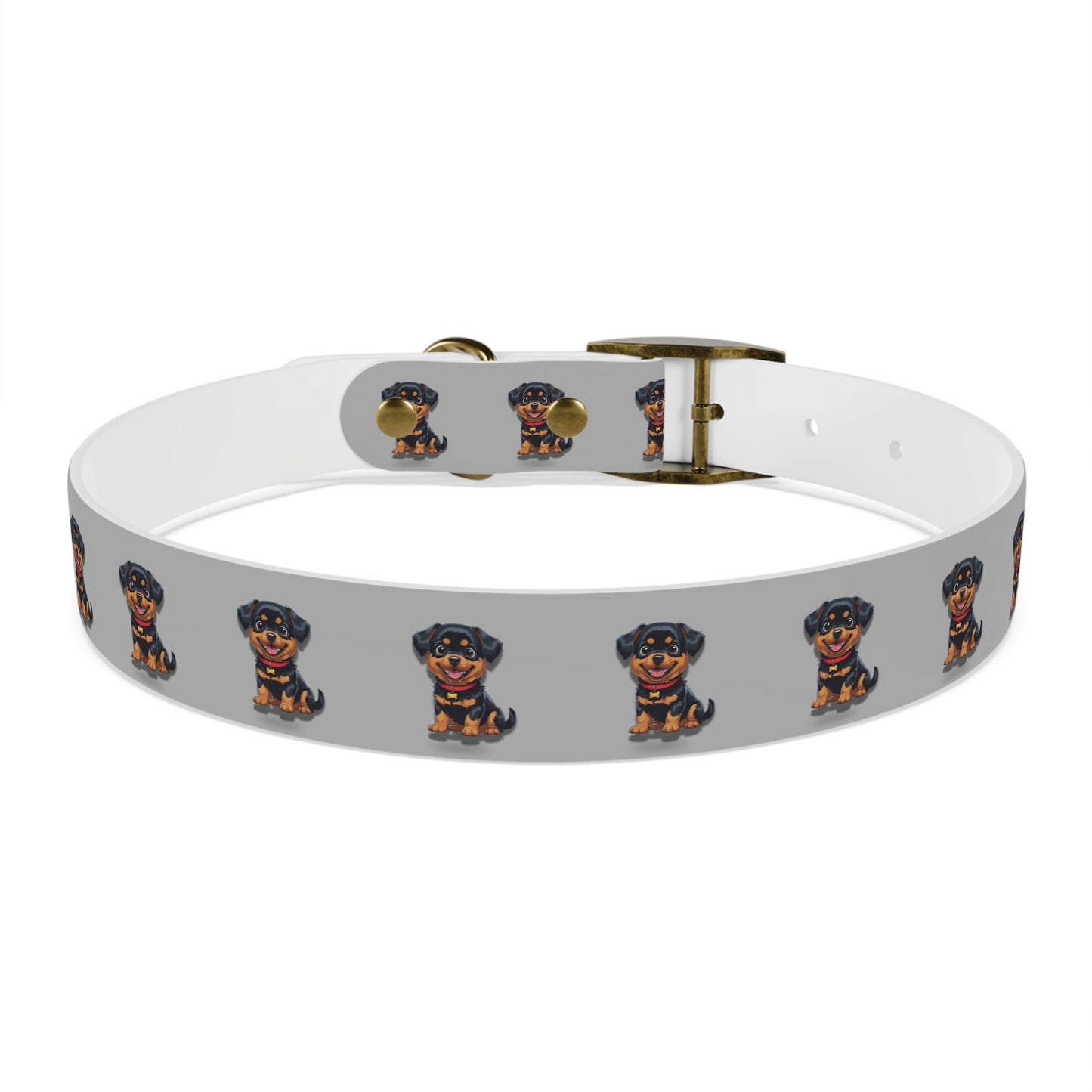 Rottweiler Pattern Dog Collar, Cute Pet Accessory, Dog Lover's Gift, Halloween Pet Costume, Stylish Dog Gear