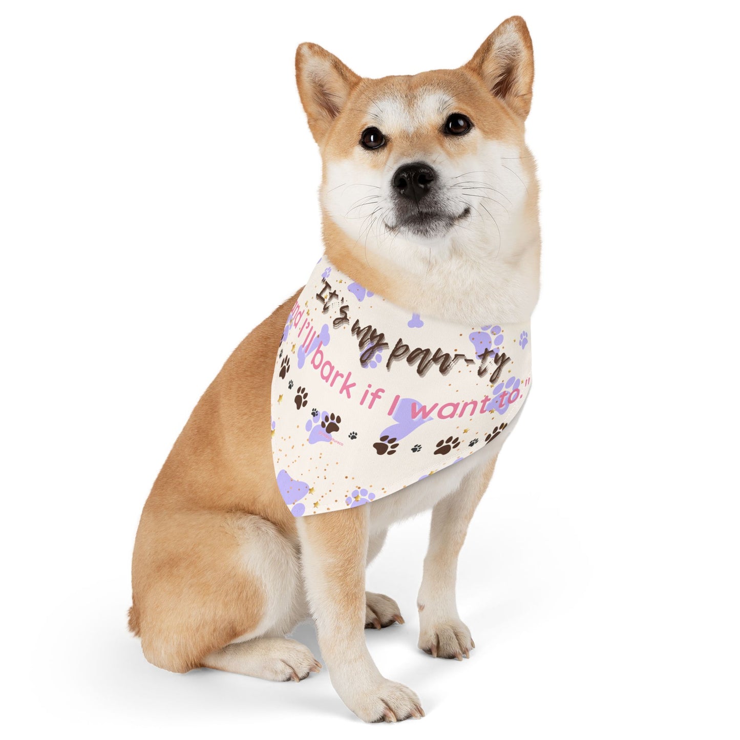 It’s My Paw-ty and I’ll Bark If I Want To – Pet Bandana