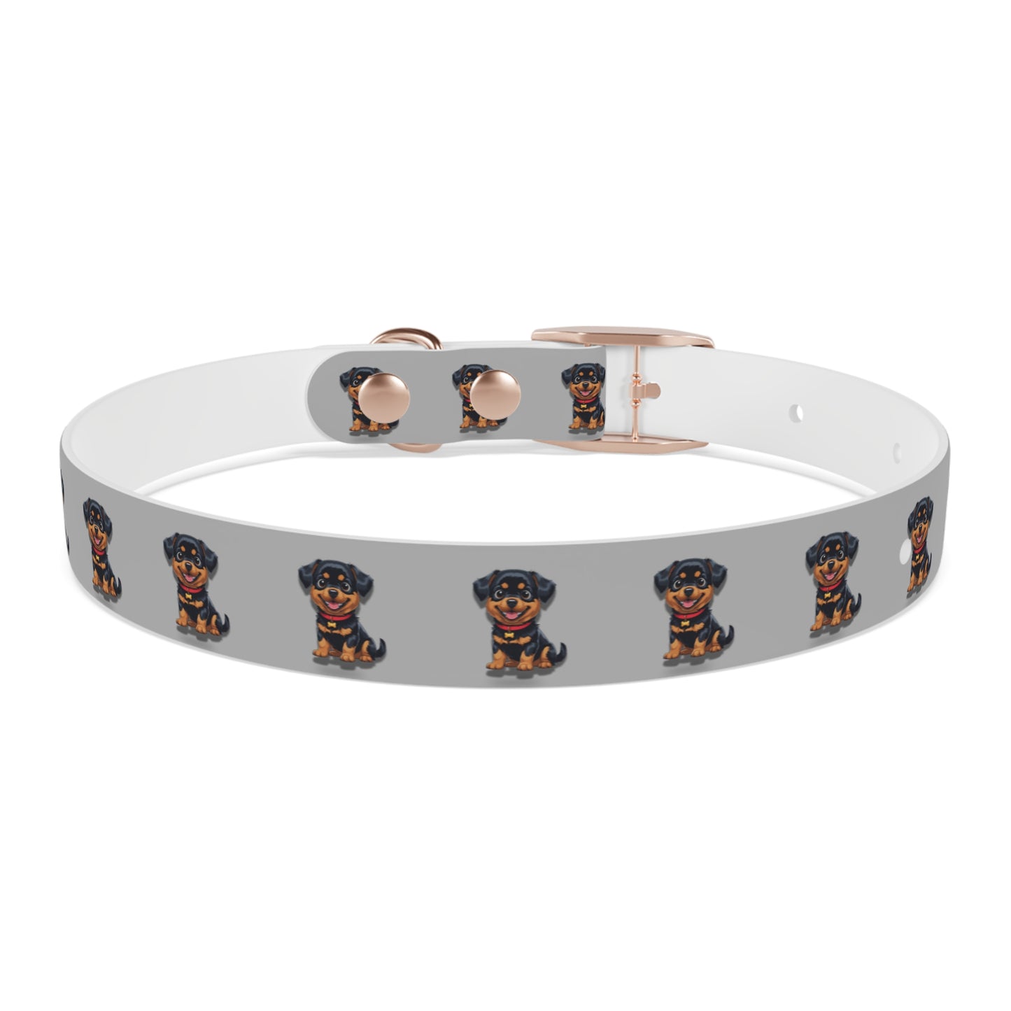 Rottweiler Pattern Dog Collar, Cute Pet Accessory, Dog Lover's Gift, Halloween Pet Costume, Stylish Dog Gear