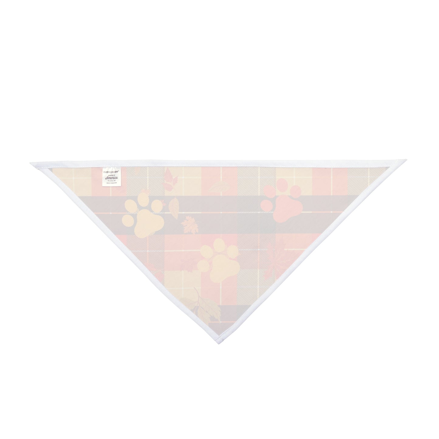 Cozy Plaid Fall Dog Bandana – Autumn Tartan Pet Accessory
