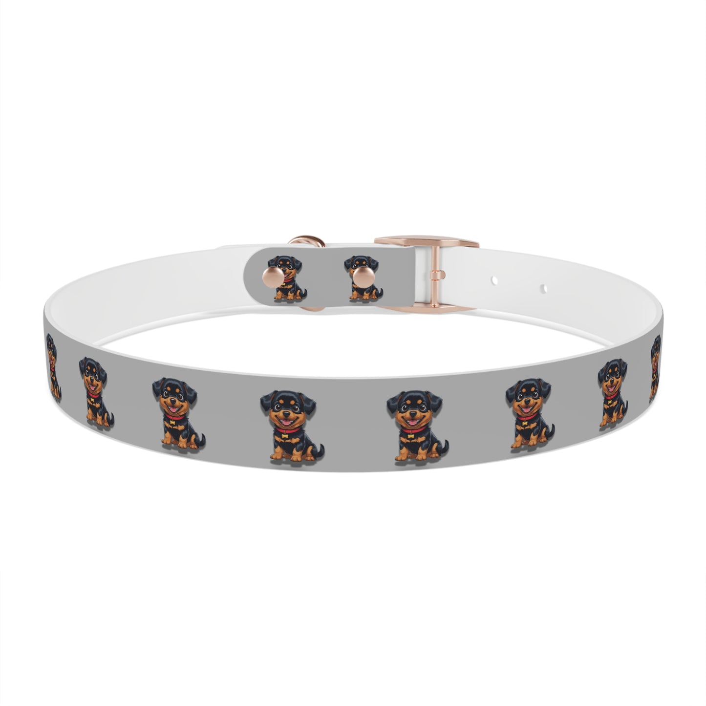 Rottweiler Pattern Dog Collar, Cute Pet Accessory, Dog Lover's Gift, Halloween Pet Costume, Stylish Dog Gear