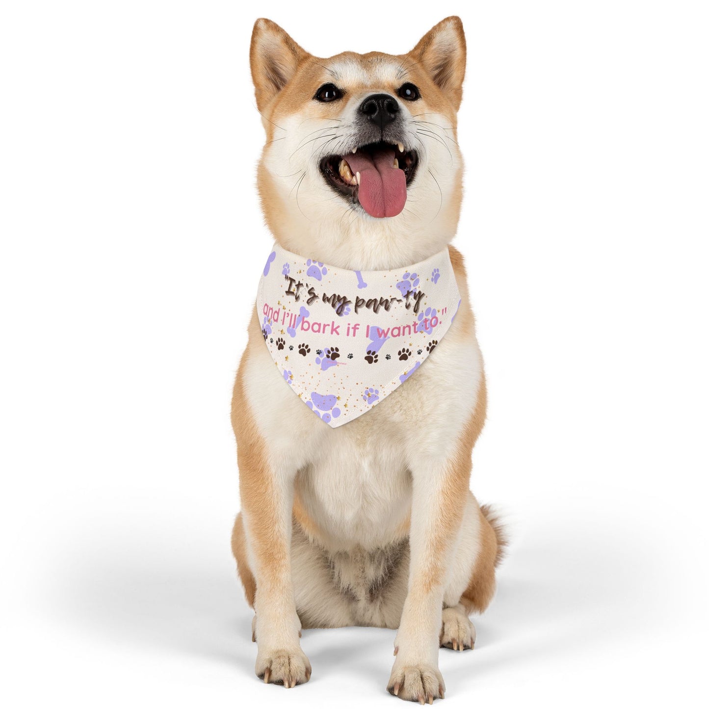 It’s My Paw-ty and I’ll Bark If I Want To – Pet Bandana