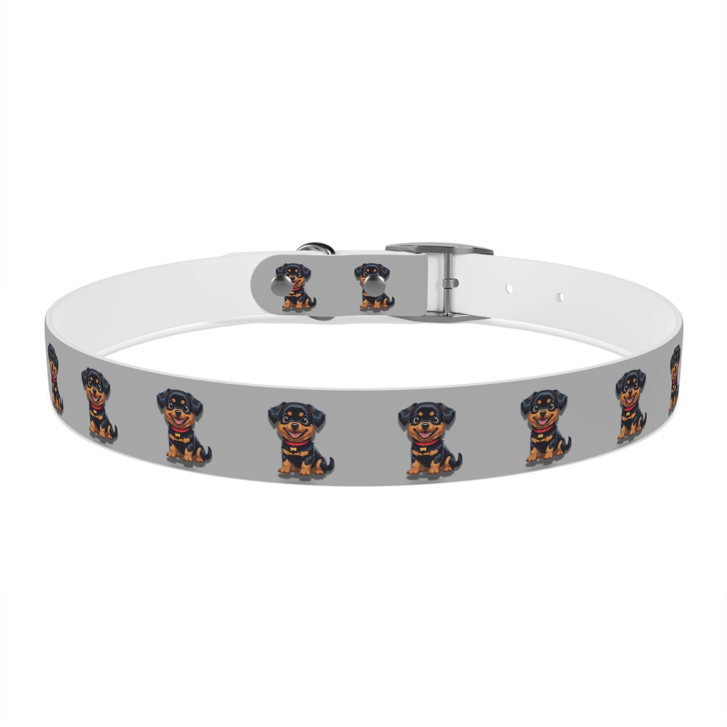 Rottweiler Pattern Dog Collar, Cute Pet Accessory, Dog Lover's Gift, Halloween Pet Costume, Stylish Dog Gear
