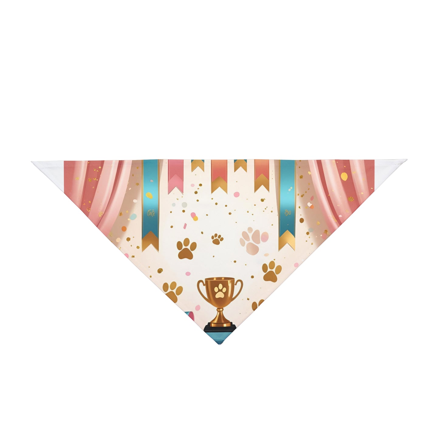 Pet Celebration Bandana for Dogs, Trophy Pet Accessory, Dog Party Favor, Puppy Birthday Gift, Cute Dog Apparel
