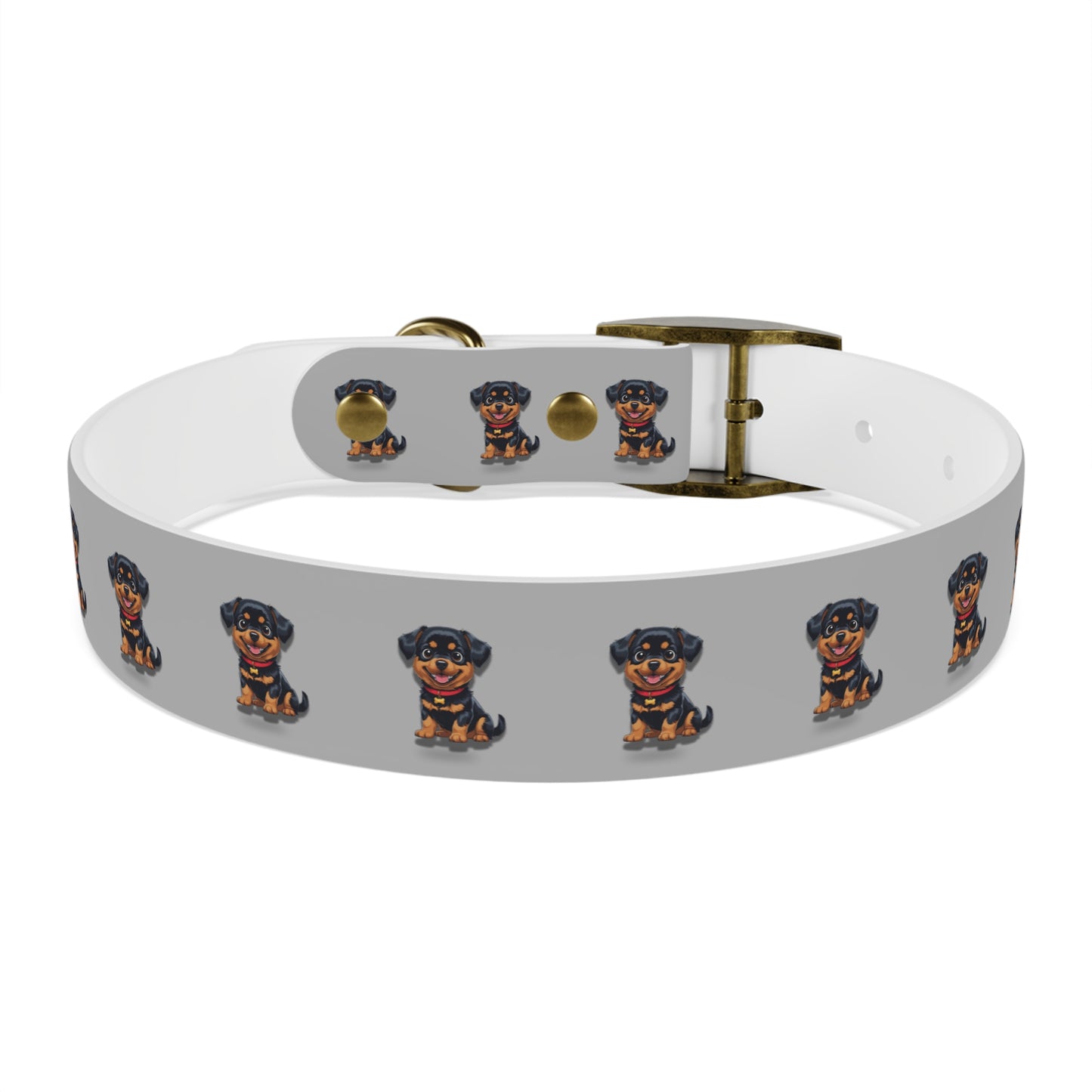 Rottweiler Pattern Dog Collar, Cute Pet Accessory, Dog Lover's Gift, Halloween Pet Costume, Stylish Dog Gear