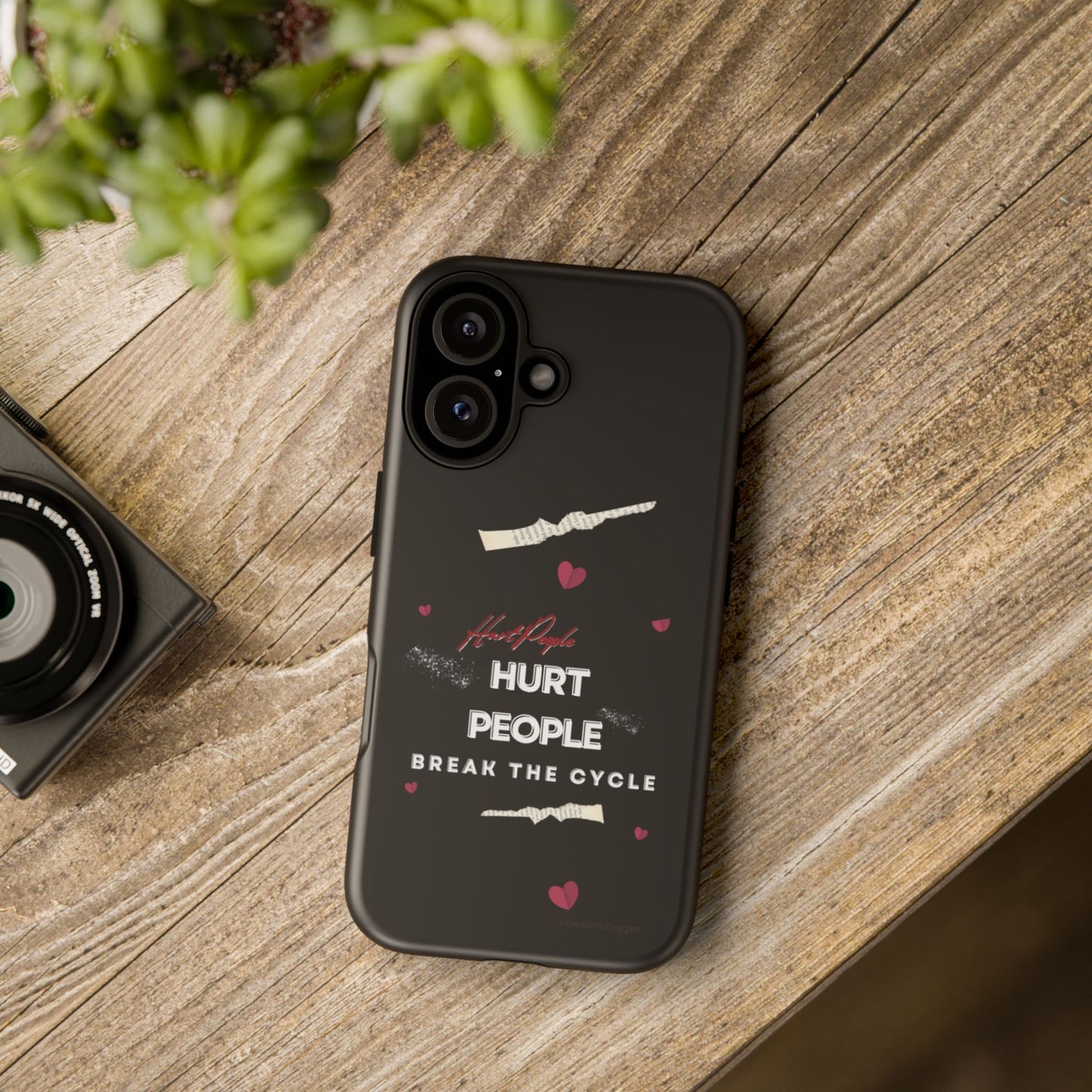 Tough Cases Phone Case - Hurt People | Hurt People, Break the Cycle