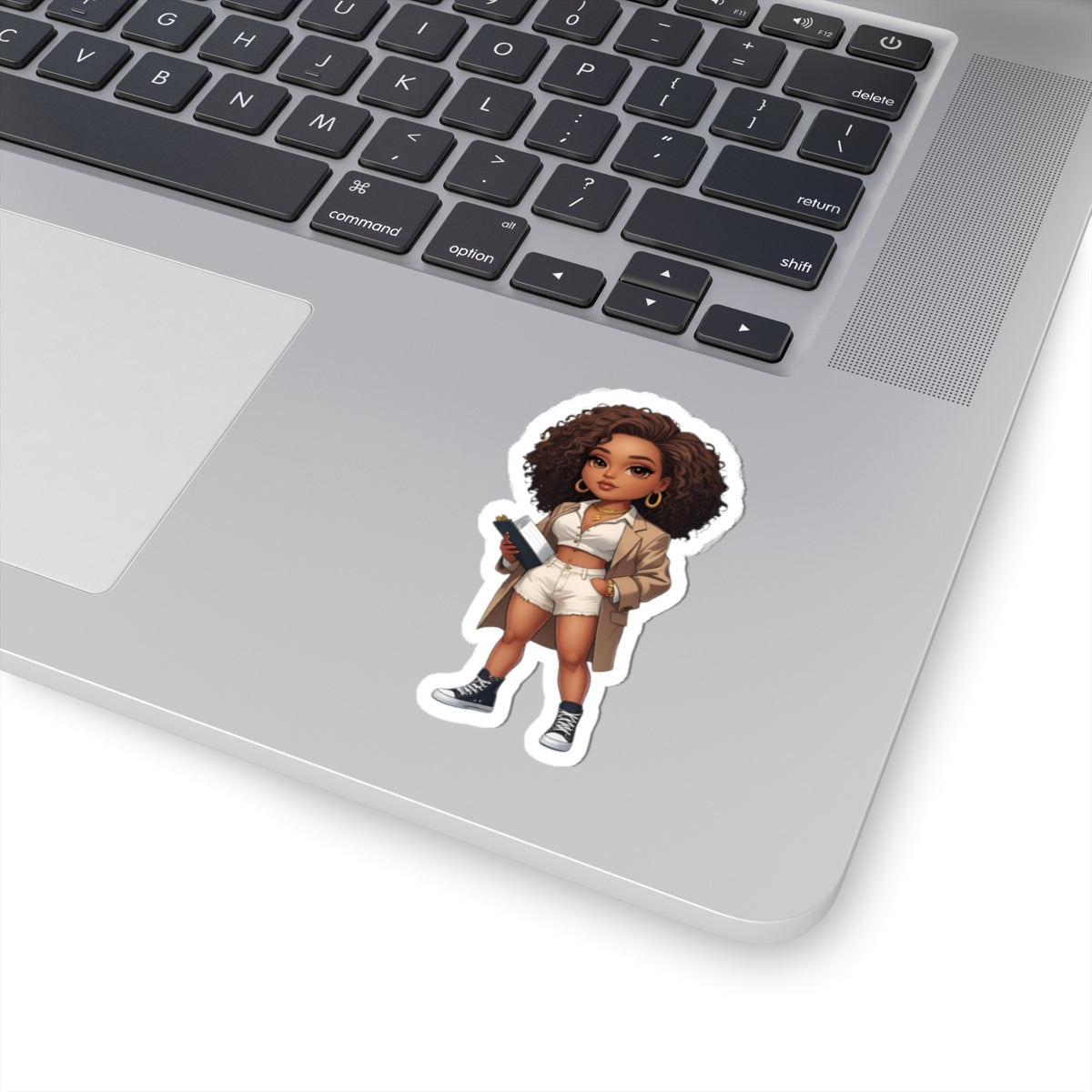 Chic Fashionista Kiss-Cut Stickers | Trendy Laptop Decals, Cute Planner Stickers, Unique Gifts for Her, Fashion Lovers, Aesthetic Decor