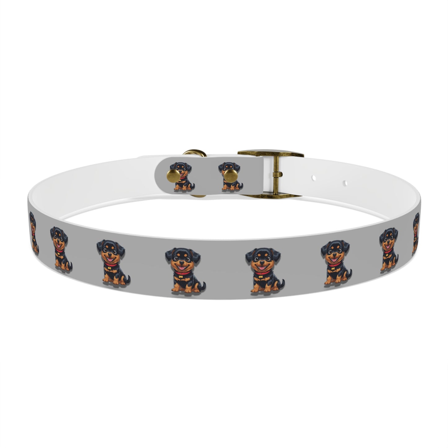 Rottweiler Pattern Dog Collar, Cute Pet Accessory, Dog Lover's Gift, Halloween Pet Costume, Stylish Dog Gear