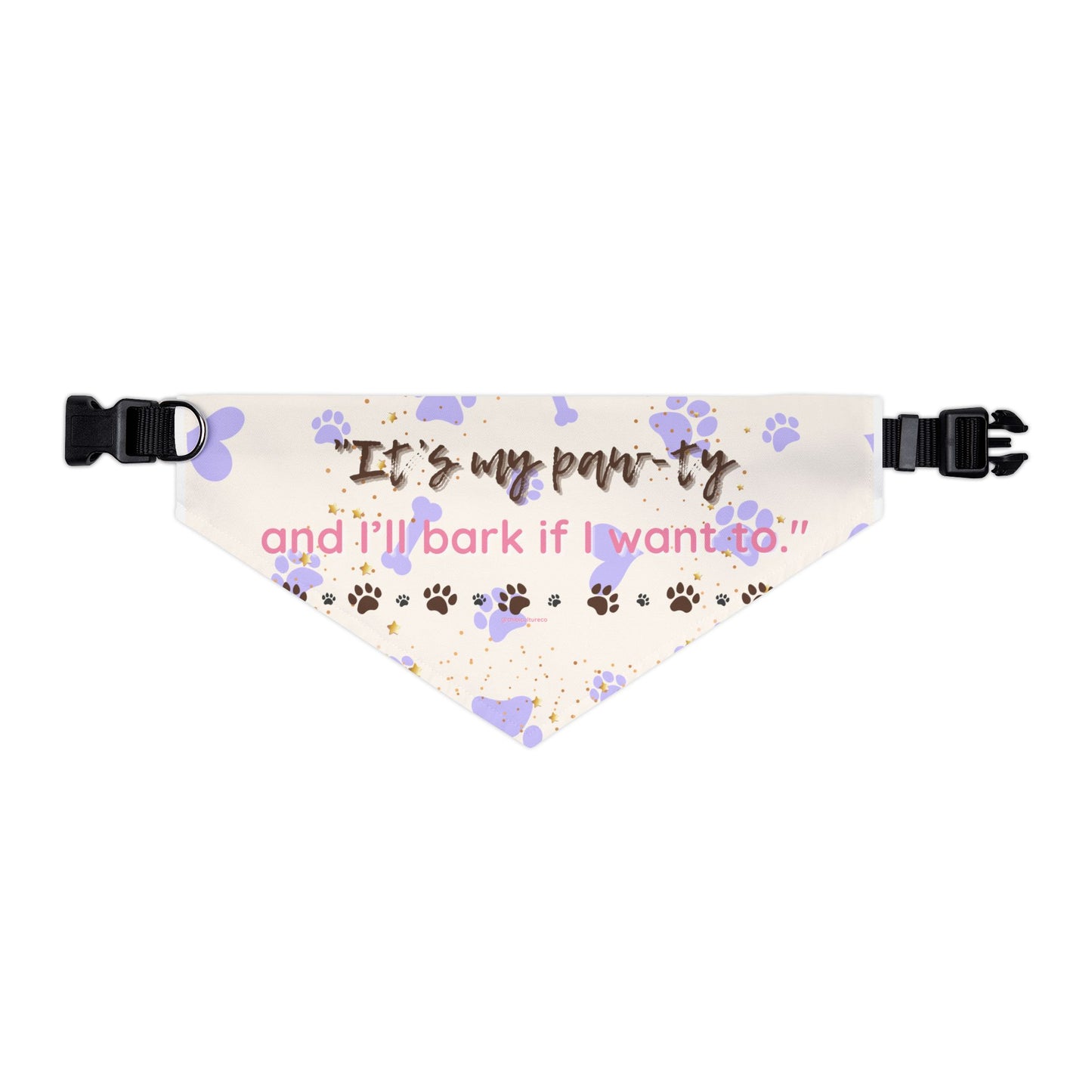 It’s My Paw-ty and I’ll Bark If I Want To – Pet Bandana