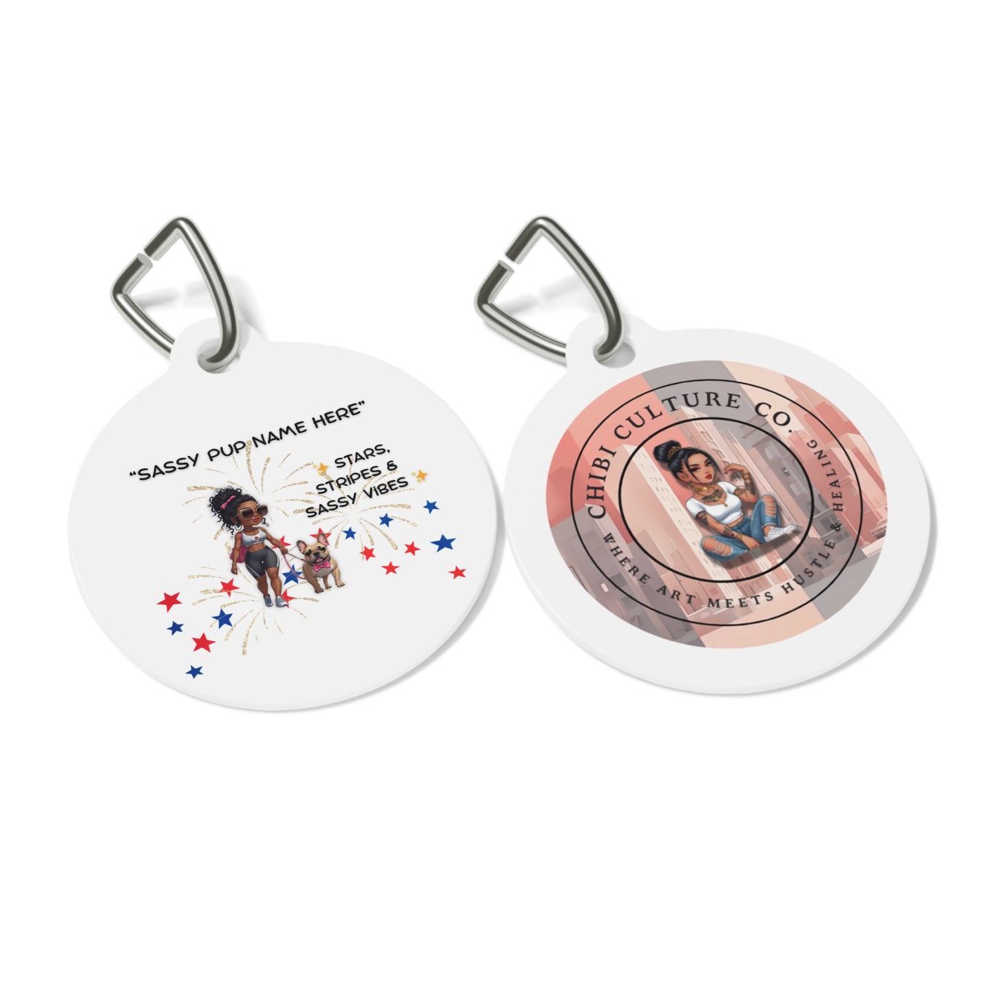 Custom Patriotic Dog Bandana | July 4th Pet Accessory, Personalized Collar for Celebrations and Events