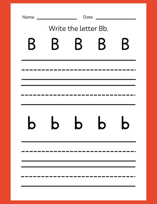 Preschool Alphabet Book – 108 Pages of Fun & Learning!