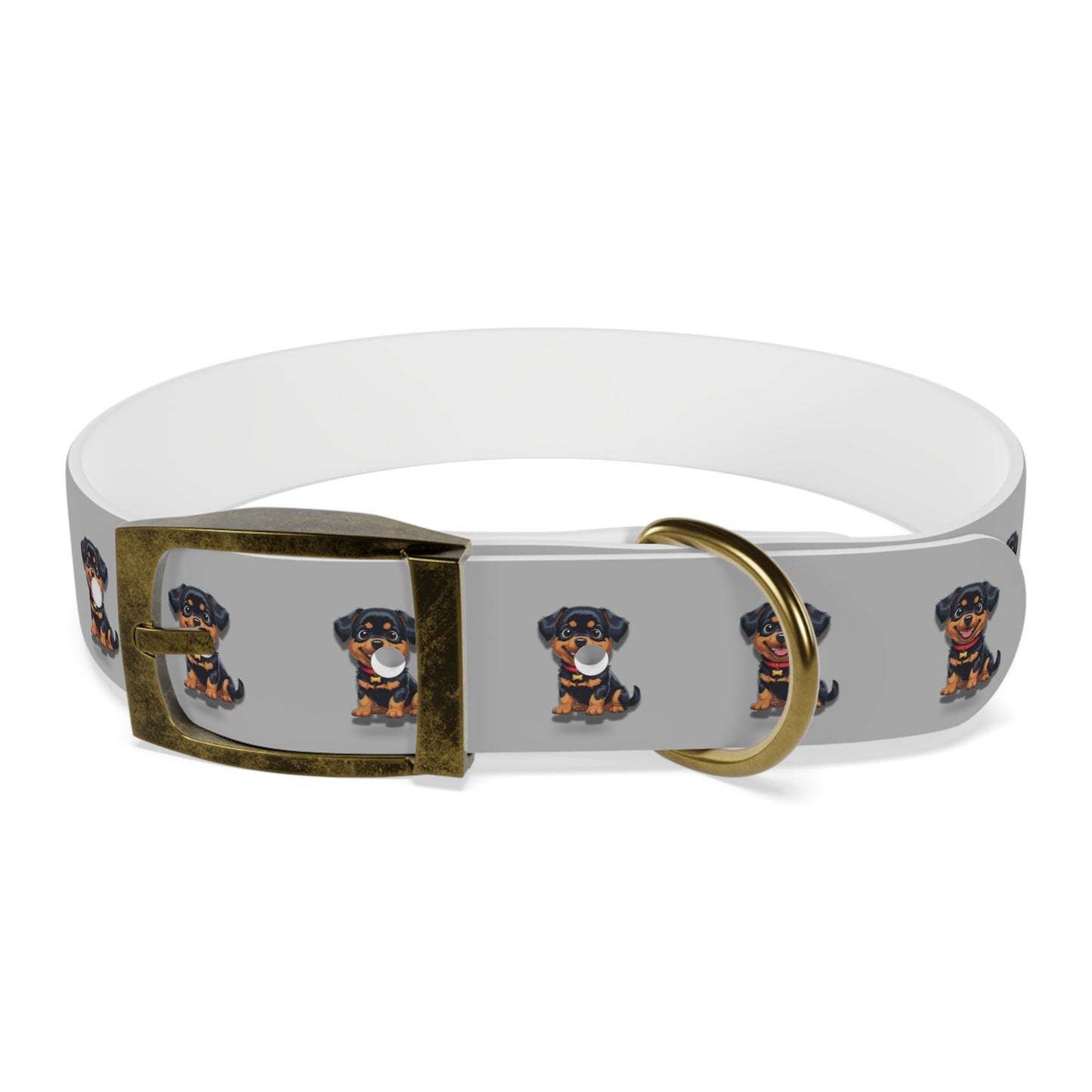 Rottweiler Pattern Dog Collar, Cute Pet Accessory, Dog Lover's Gift, Halloween Pet Costume, Stylish Dog Gear