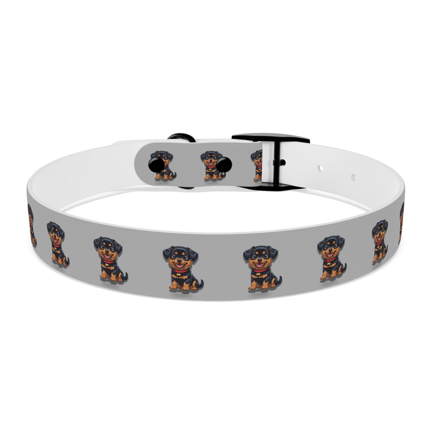 Rottweiler Pattern Dog Collar, Cute Pet Accessory, Dog Lover's Gift, Halloween Pet Costume, Stylish Dog Gear