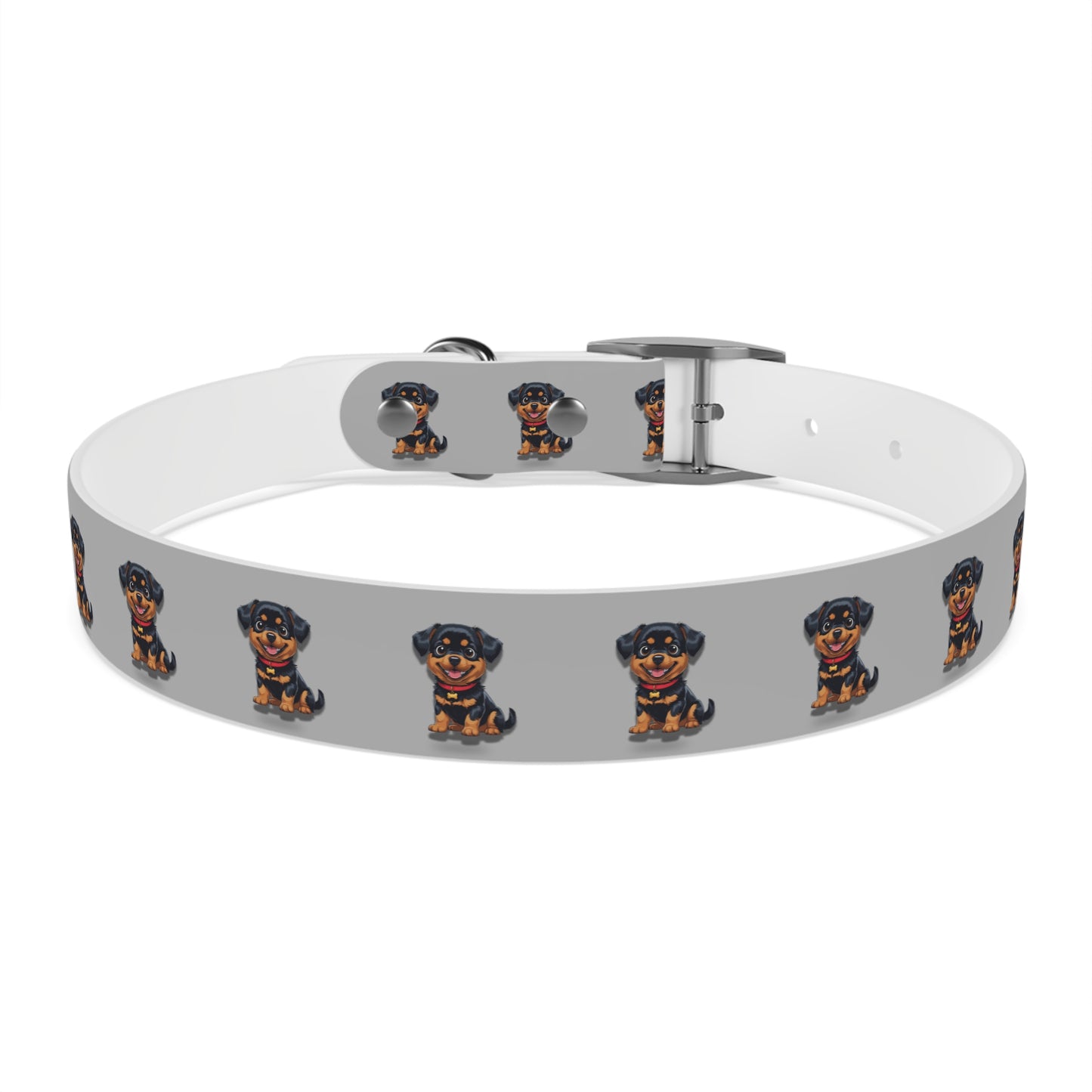 Rottweiler Pattern Dog Collar, Cute Pet Accessory, Dog Lover's Gift, Halloween Pet Costume, Stylish Dog Gear
