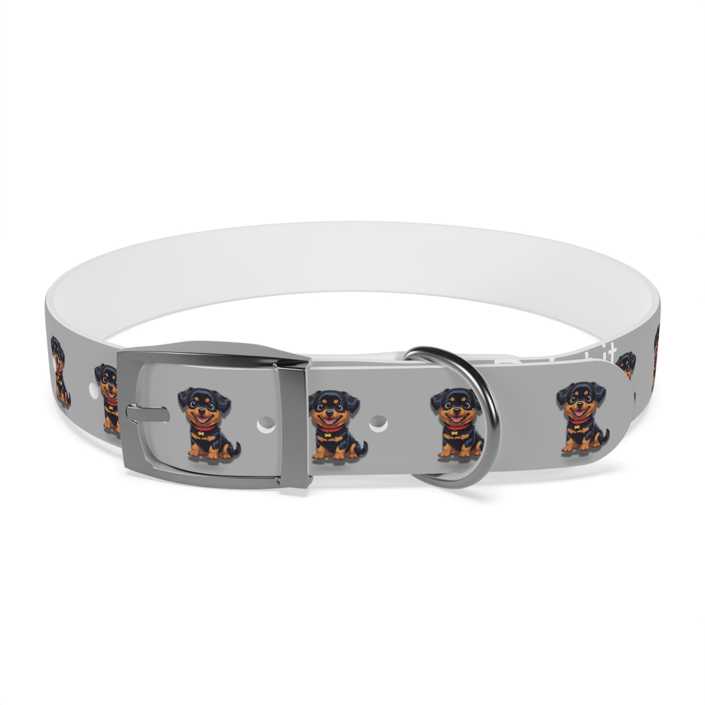 Rottweiler Pattern Dog Collar, Cute Pet Accessory, Dog Lover's Gift, Halloween Pet Costume, Stylish Dog Gear