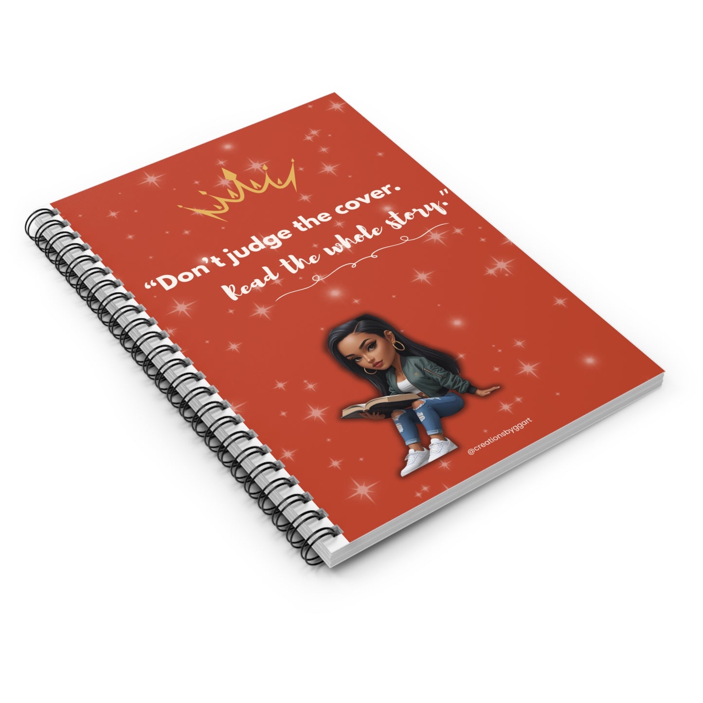 Inspirational Spiral Notebook - Read the Whole Story | Unleash Your Ideas in Style