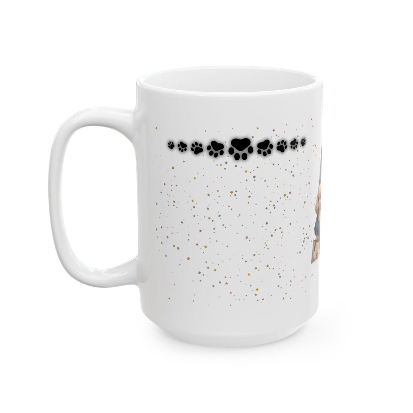 I Bark at Vibes – Funny Dog Lover Mug | Sassy Chibi Art Coffee Cup for Dog Moms & Pet Owners