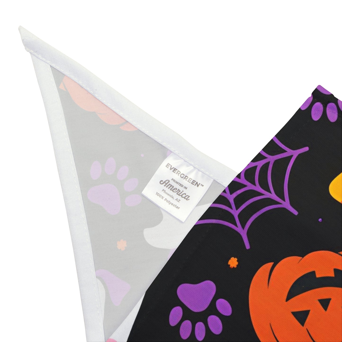 Spooky Pet Bandana for Halloween, Dog and Cat Costume Accessory, Halloween Dog Scarf, Pet Halloween Gear, Pumpkin Bandana, Cute Pet Apparel