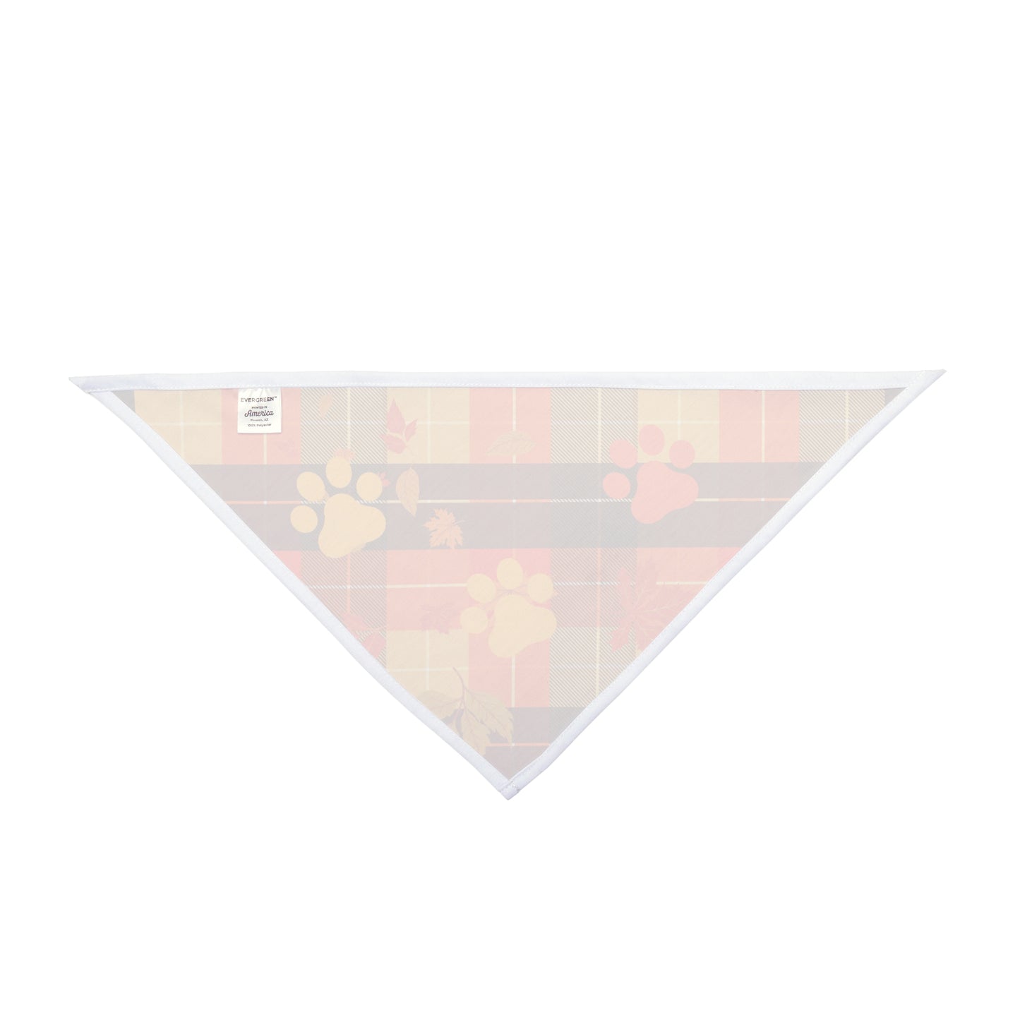 Cozy Plaid Fall Dog Bandana – Autumn Tartan Pet Accessory