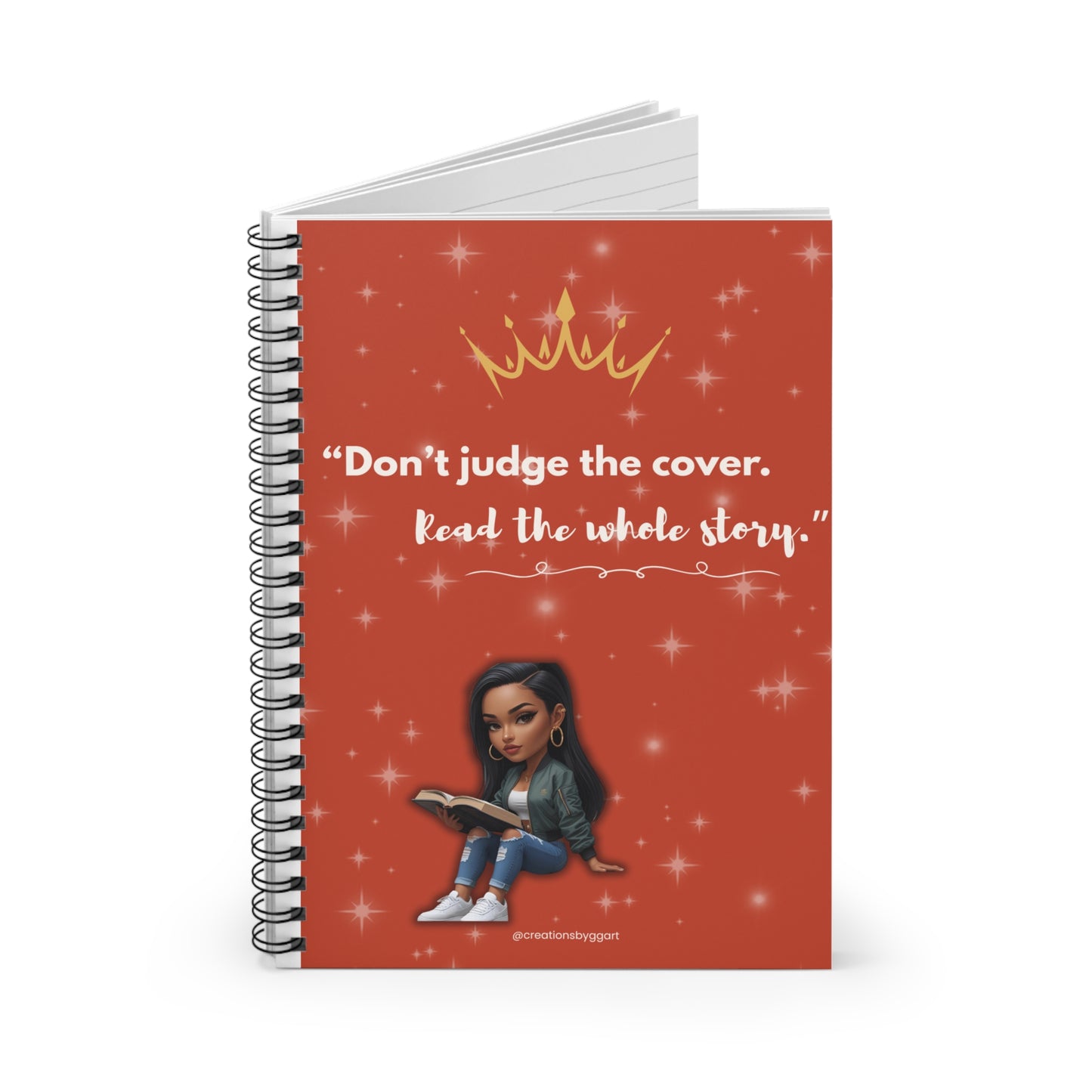 Inspirational Spiral Notebook - Read the Whole Story | Unleash Your Ideas in Style