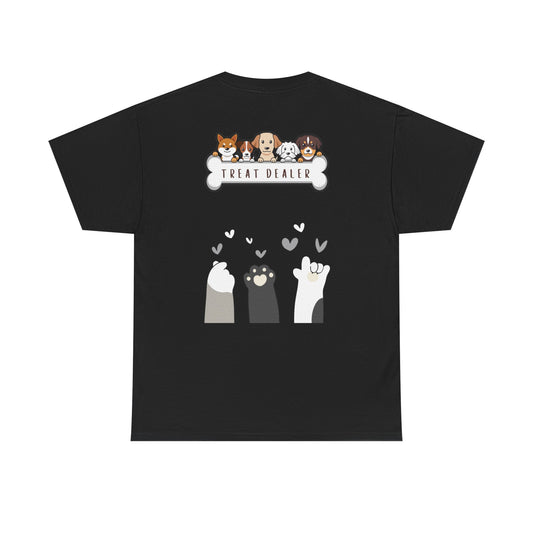 Treat DEALER – Funny Dog Lover Black Tee