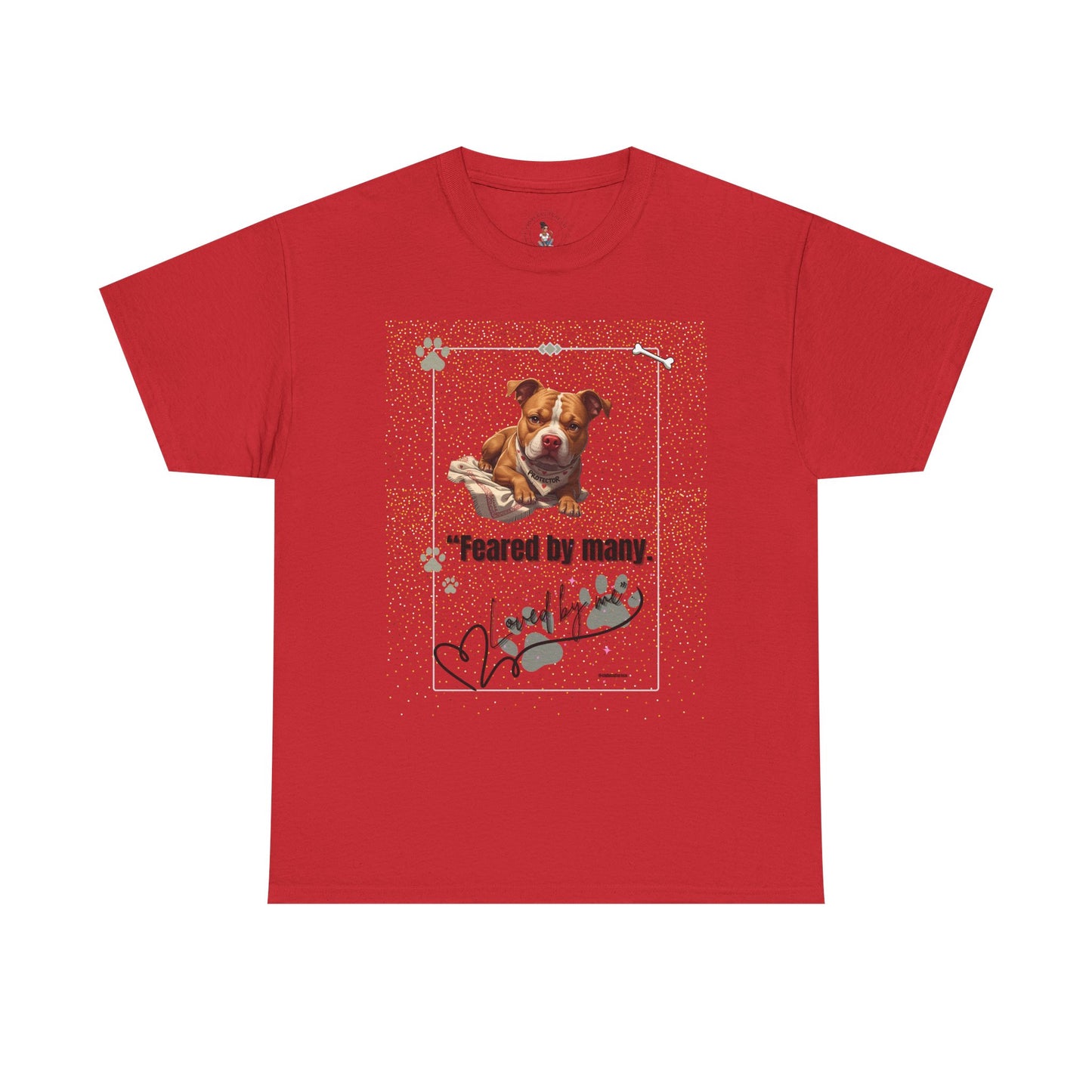 Fearless Dog Lover Tee, Comfortable Pet Lover Shirt, Funny Animal T-Shirt, Gift for Dog Parents, Cute Pet Adoption Tee