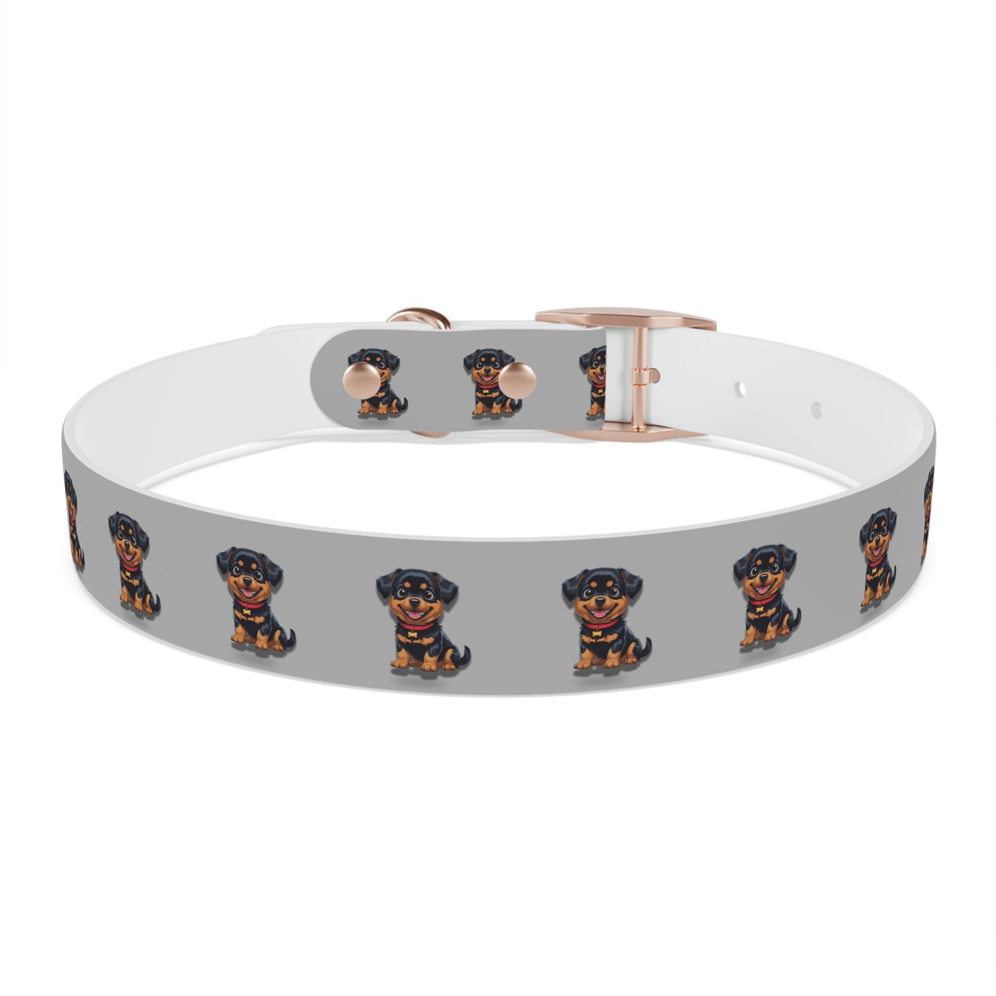 Rottweiler Pattern Dog Collar, Cute Pet Accessory, Dog Lover's Gift, Halloween Pet Costume, Stylish Dog Gear