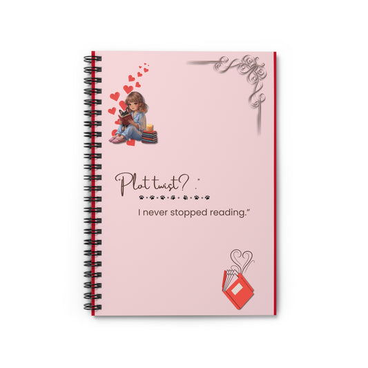 Book Lover's Spiral Notebook - Perfect Gift for Readers, Reading Journal, Cute Stationery, Bookish Gifts, Teacher Supplies