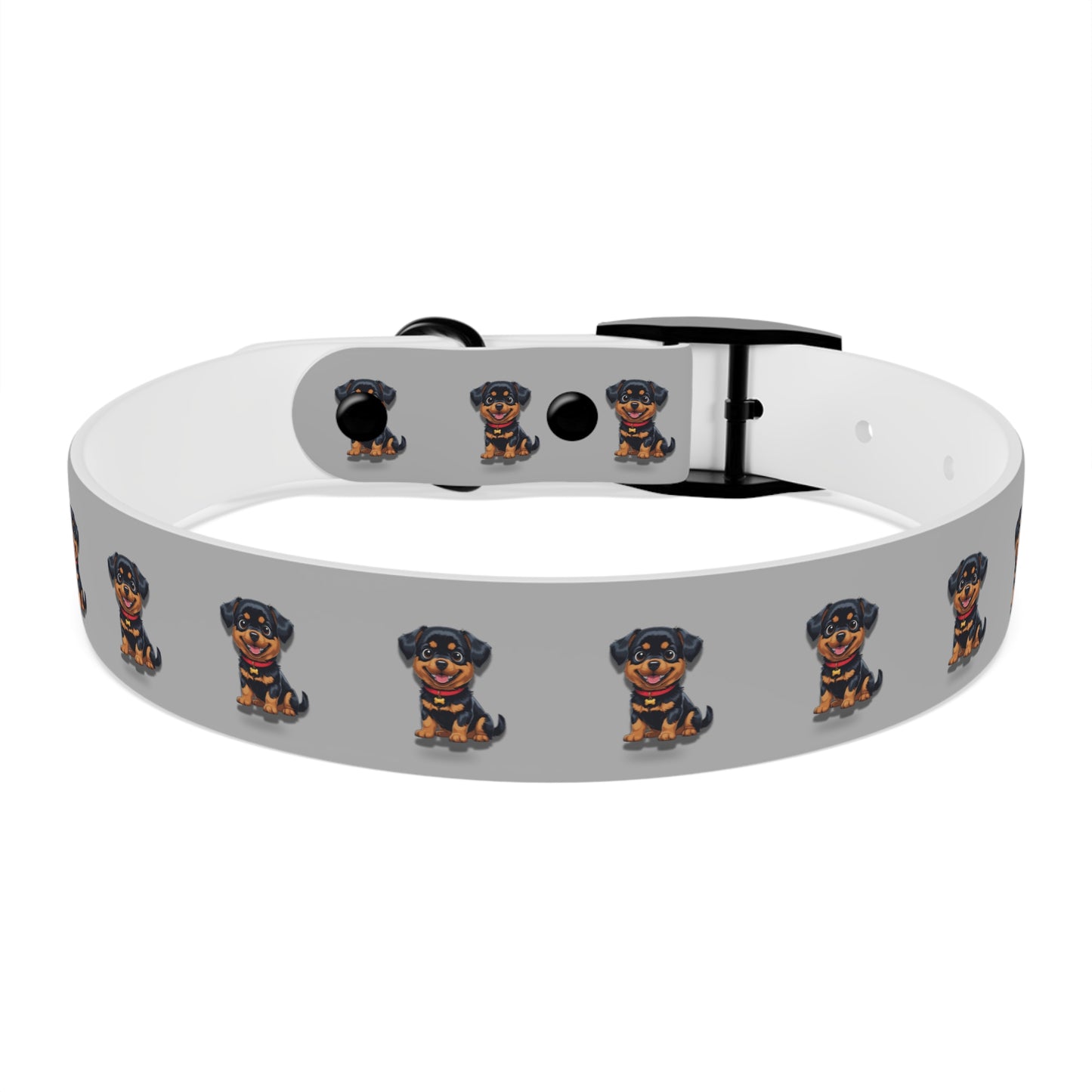 Rottweiler Pattern Dog Collar, Cute Pet Accessory, Dog Lover's Gift, Halloween Pet Costume, Stylish Dog Gear