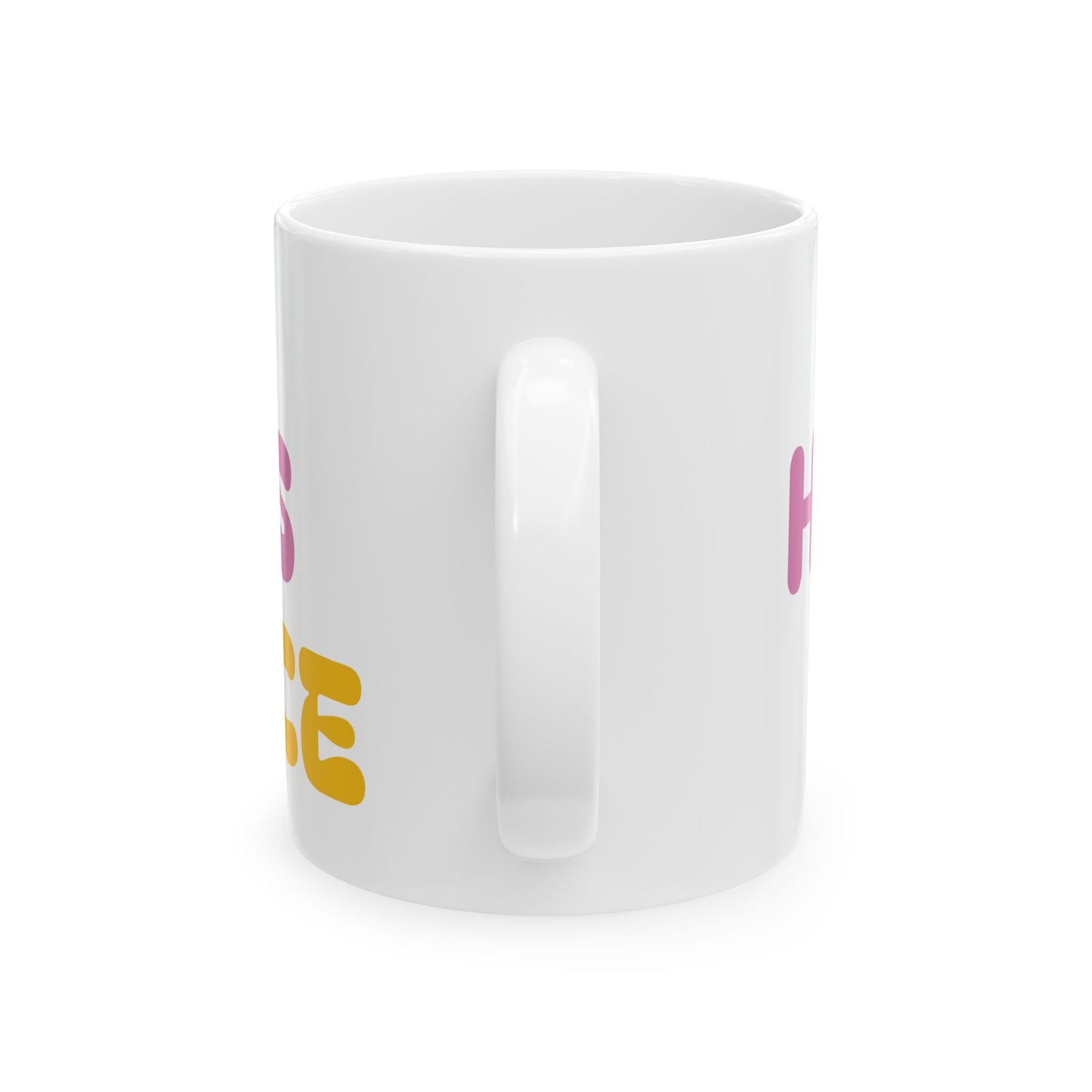 Joyful Ceramic Mug - Make Every Second Count, Inspirational Gift, Happiness Mug, Coffee Lover's Cup, Self-Care Reminder