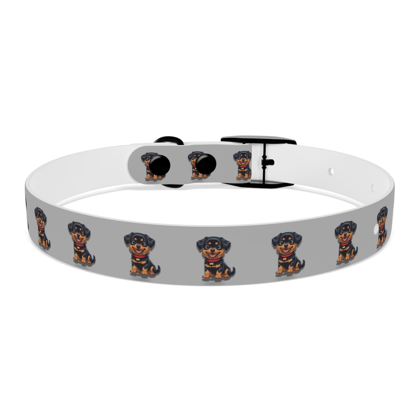 Rottweiler Pattern Dog Collar, Cute Pet Accessory, Dog Lover's Gift, Halloween Pet Costume, Stylish Dog Gear