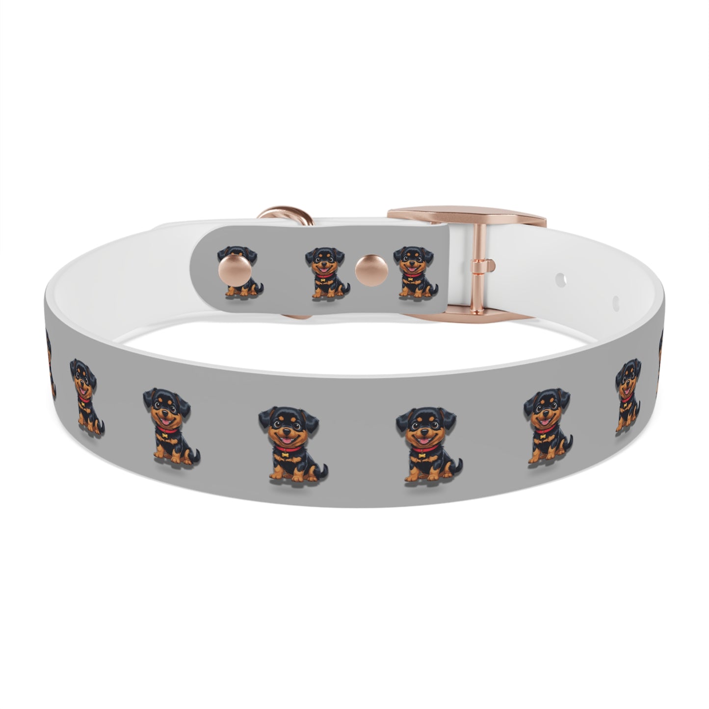 Rottweiler Pattern Dog Collar, Cute Pet Accessory, Dog Lover's Gift, Halloween Pet Costume, Stylish Dog Gear