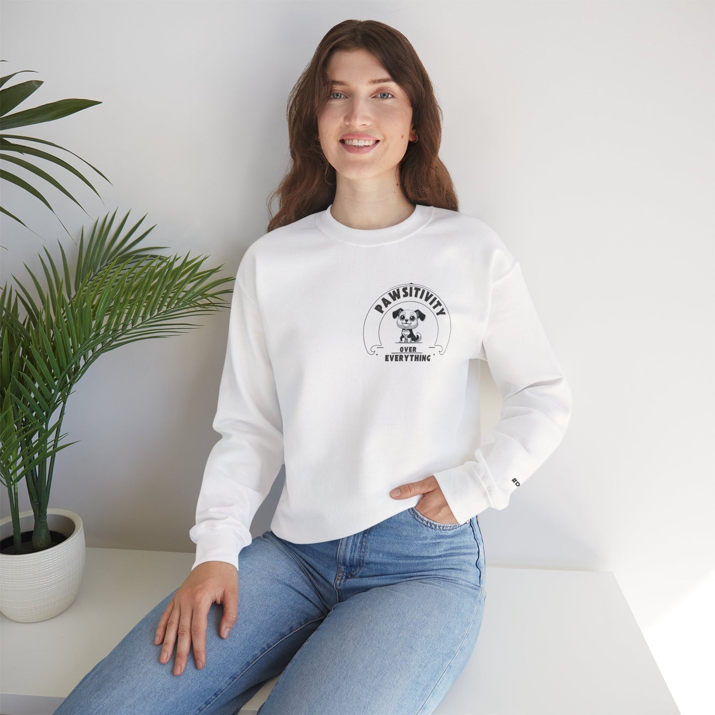 Pawsitivity Over Everything – Unisex Dog Parent Sweatshirt/Tee