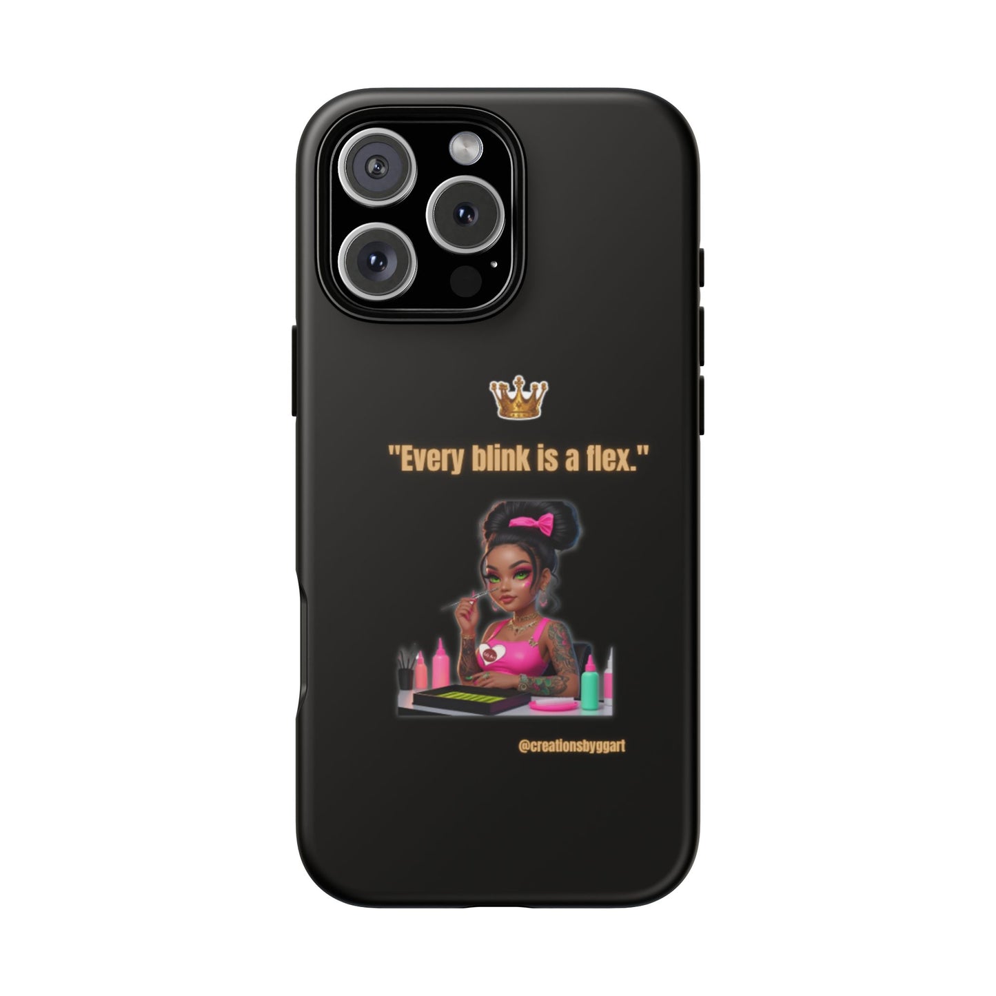 Fierce & Fabulous Phone Case, Inspirational Phone Cover, Makeup Lover Gift, Women Empowerment Accessory, Everyday Style