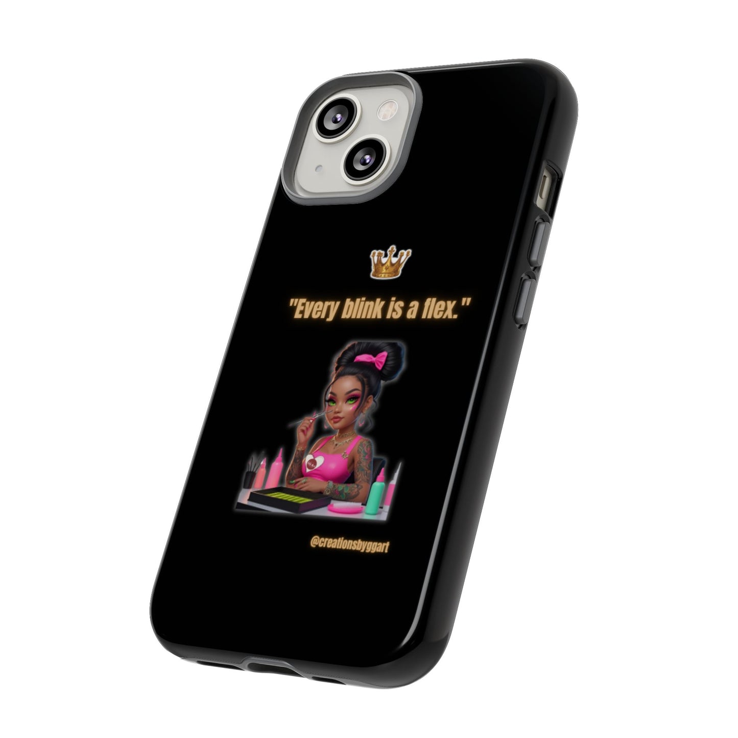 Fierce & Fabulous Phone Case, Inspirational Phone Cover, Makeup Lover Gift, Women Empowerment Accessory, Everyday Style